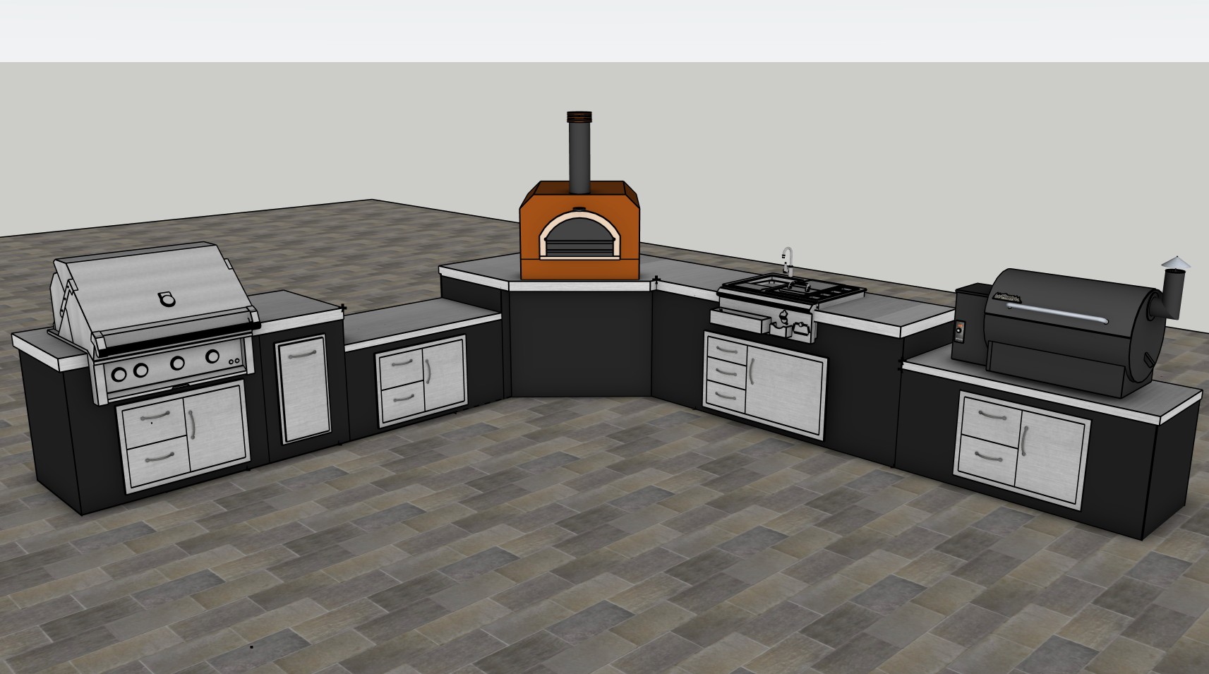 Custom Outdoor Kitchen Design - BetterPatio