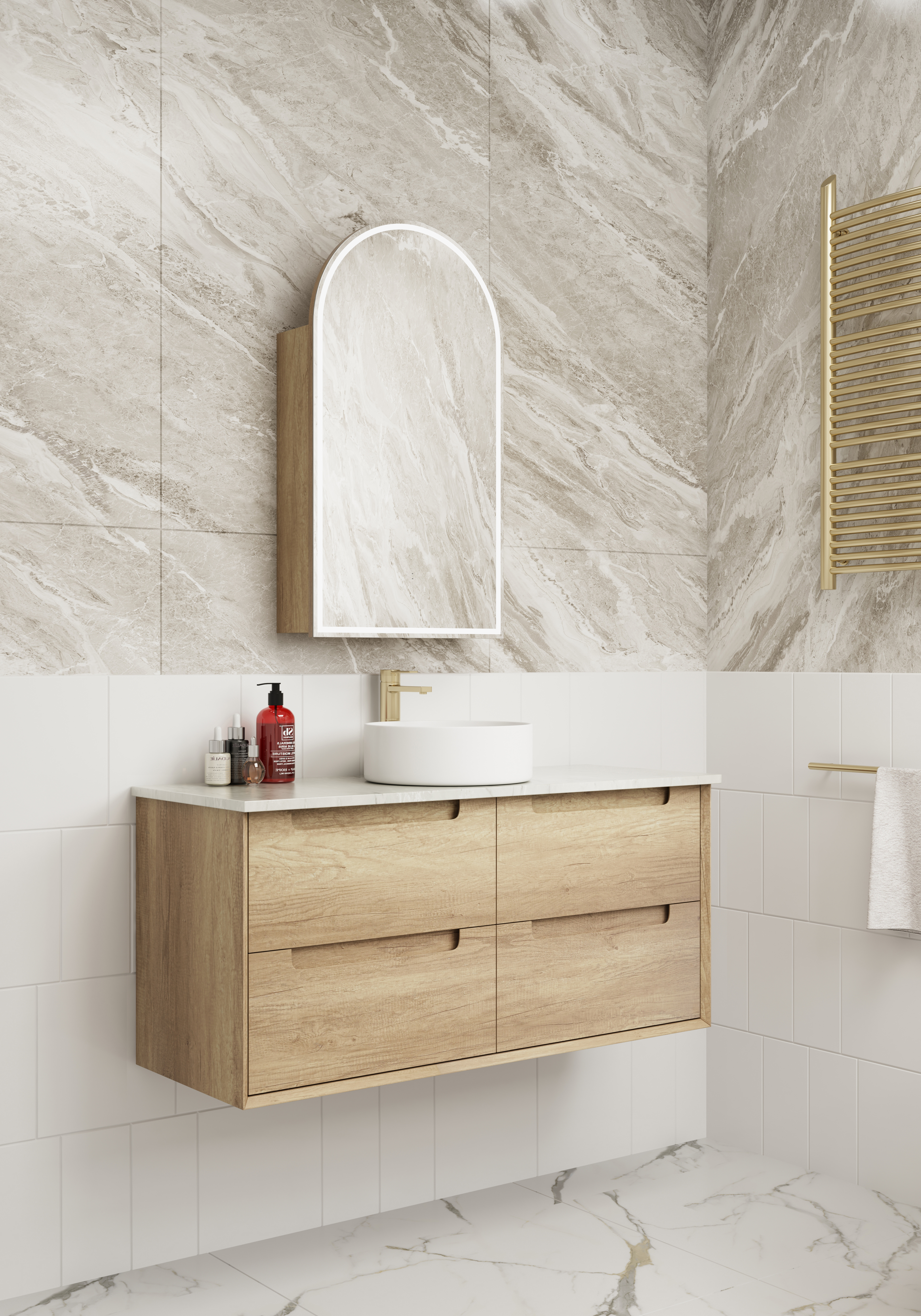 MORENO WALL HUNG VANITY 1200MM