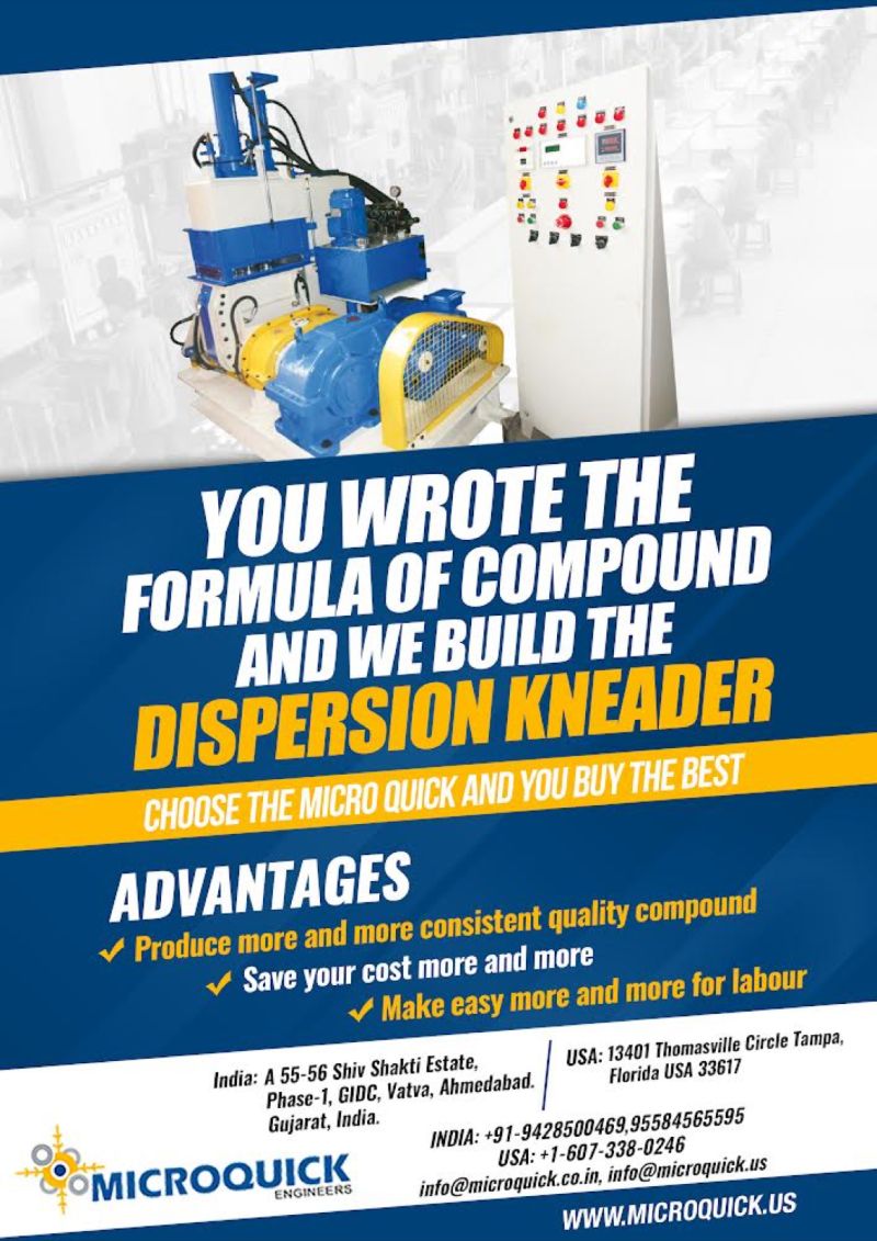 5 Benefits of Hydraulic Dispersion Kneaders in the Rubber Industry