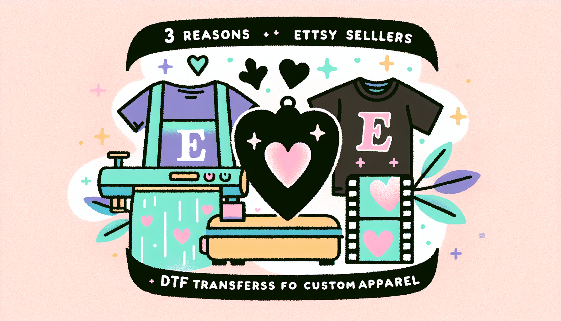 DTF transfers for custom apparel