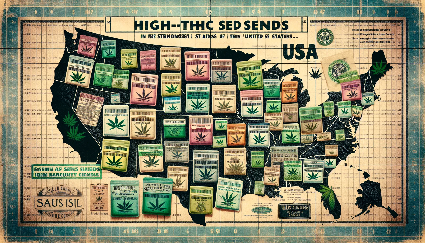 Buy High THC Seeds USA - Strongest Weed Strains