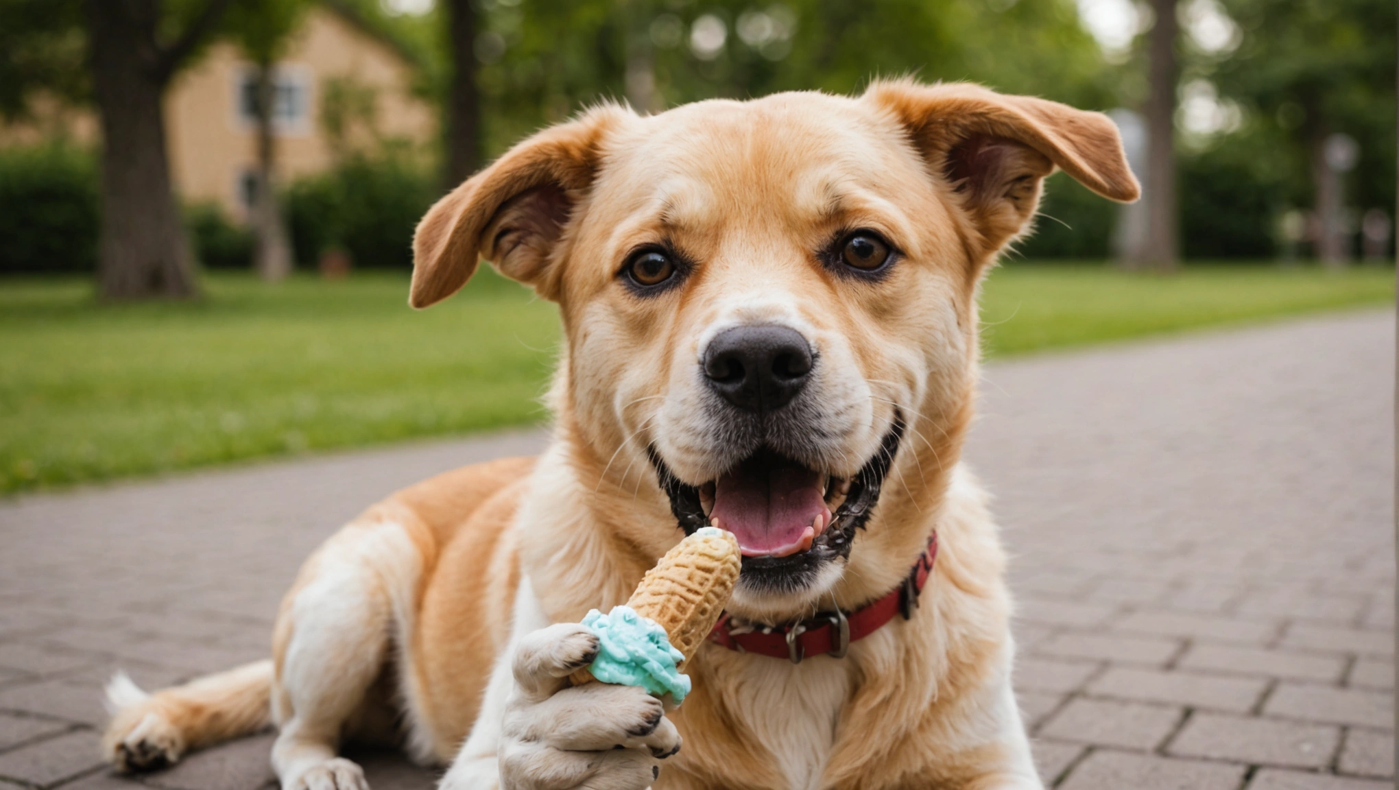 Dog Eating Ice Cream: A Delightful Treat for Your Canine