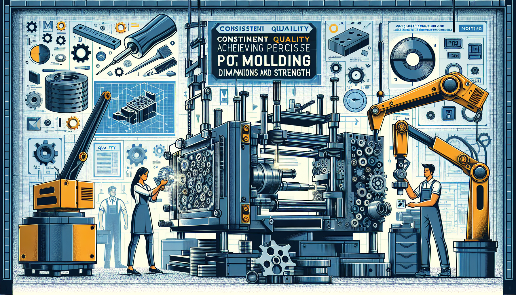 Vacuum Compression Moulding Machine