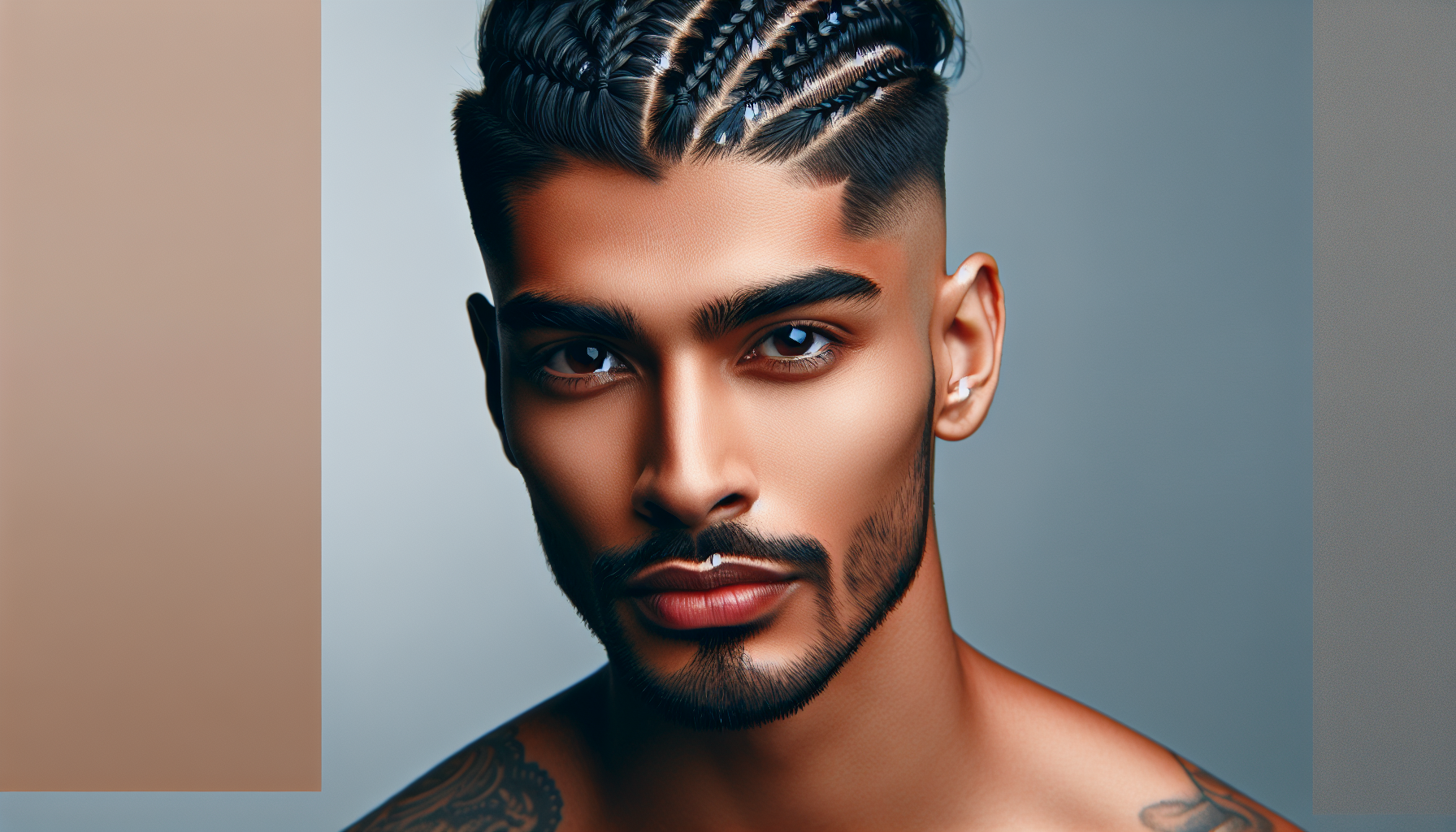 image of man with Braids with Undercuts and Fades