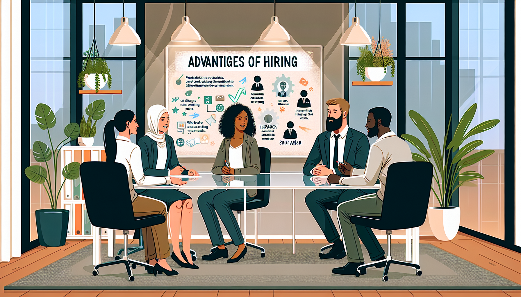 Advantages in hiring