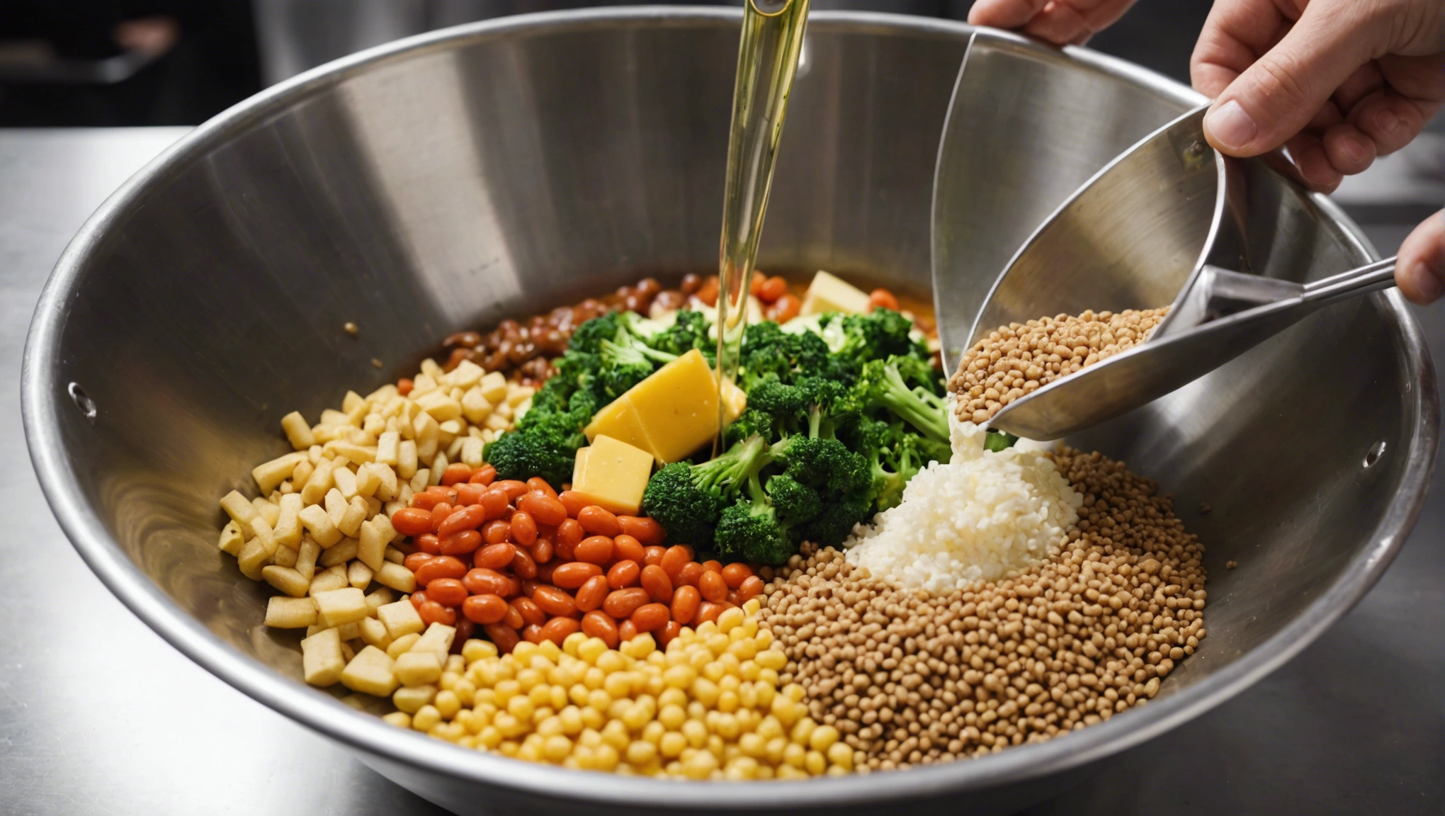 different food ingredients collected in a bowl