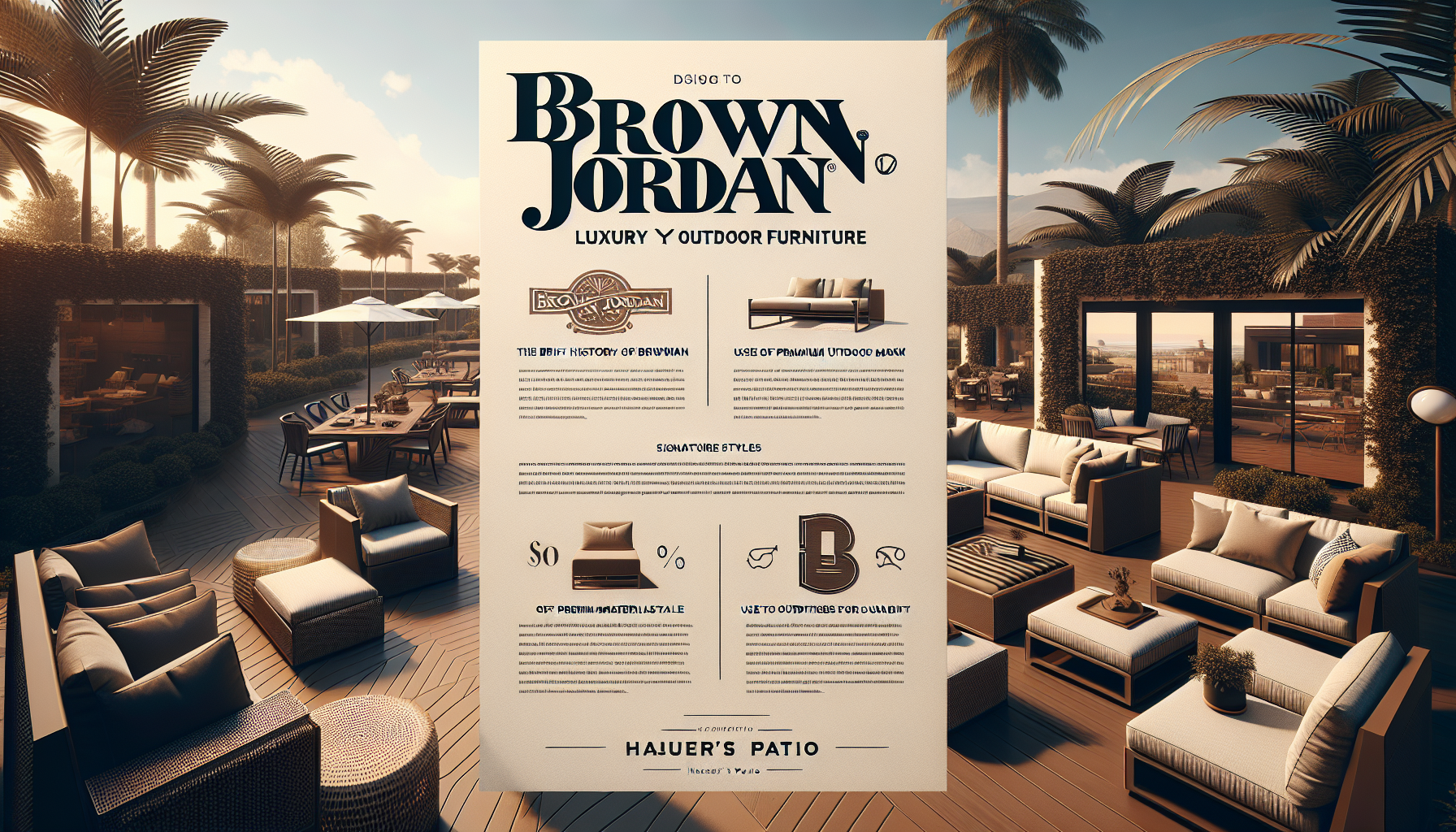 brown jordan furniture outlet