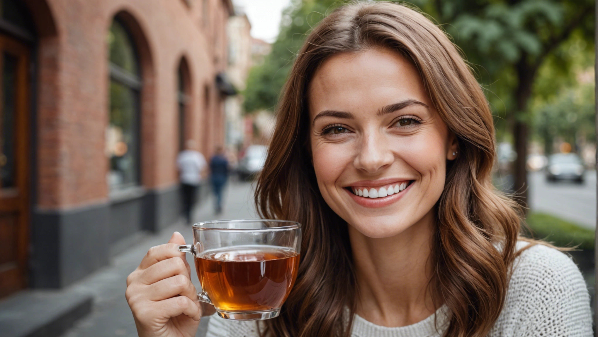 Does drinking tea stain teeth?
