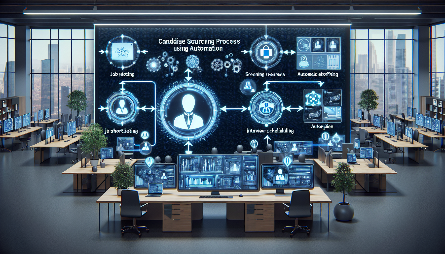 Candidate Sourcing through Automation no people