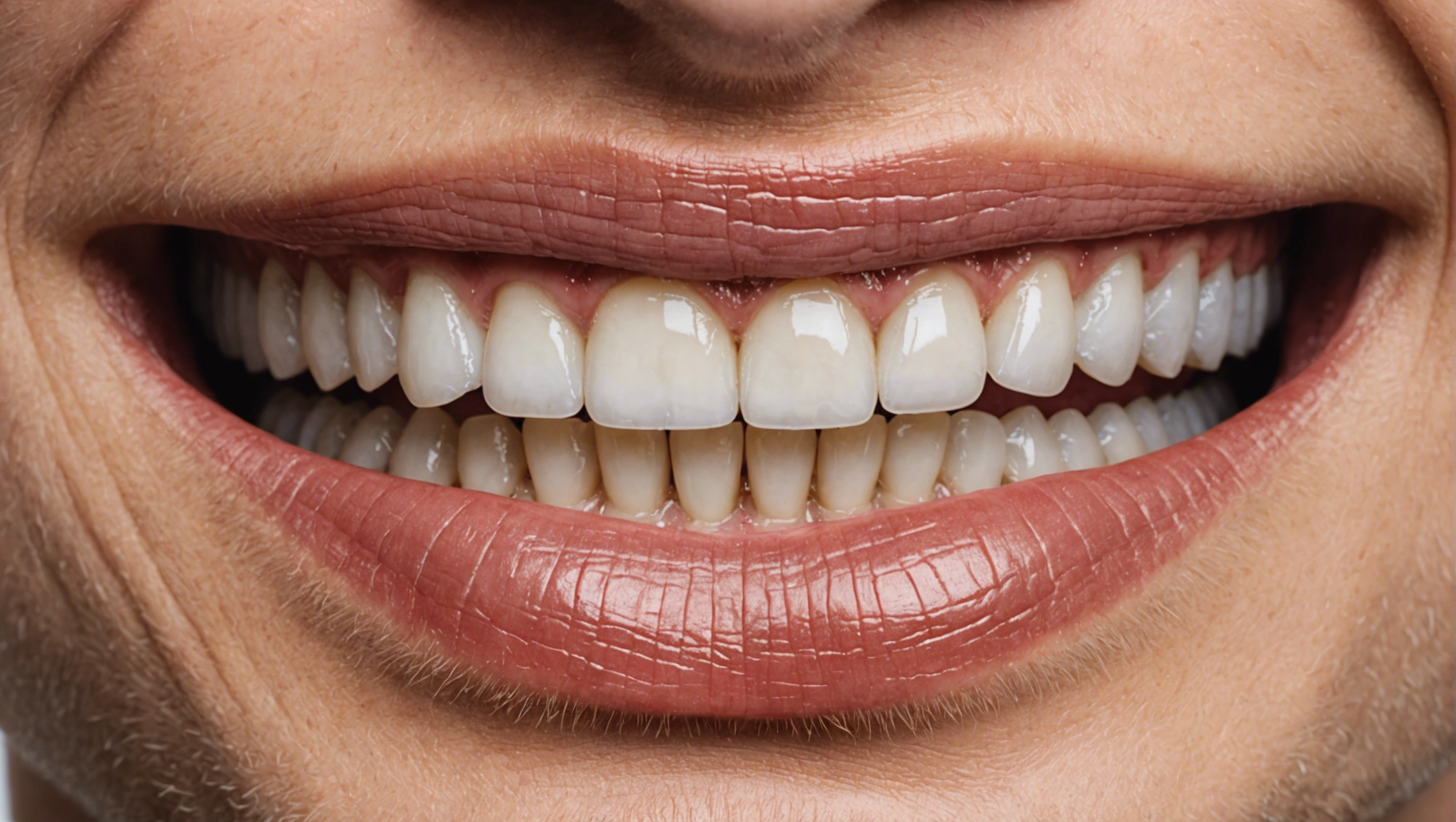 Extrinsic Stains vs intrinsic stains teeth realistic image