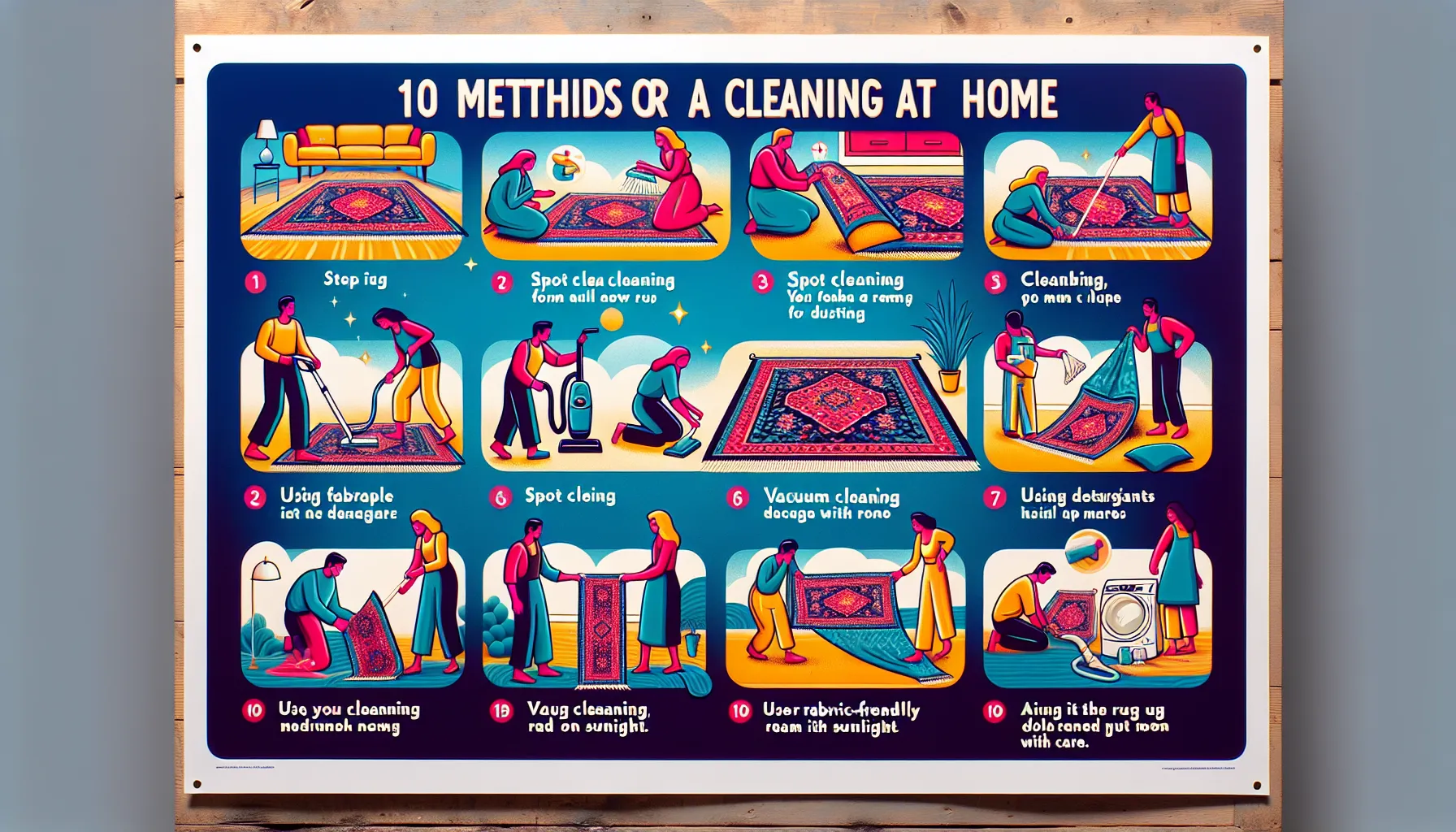 10 Tips for Cleaning Your Rug at Home