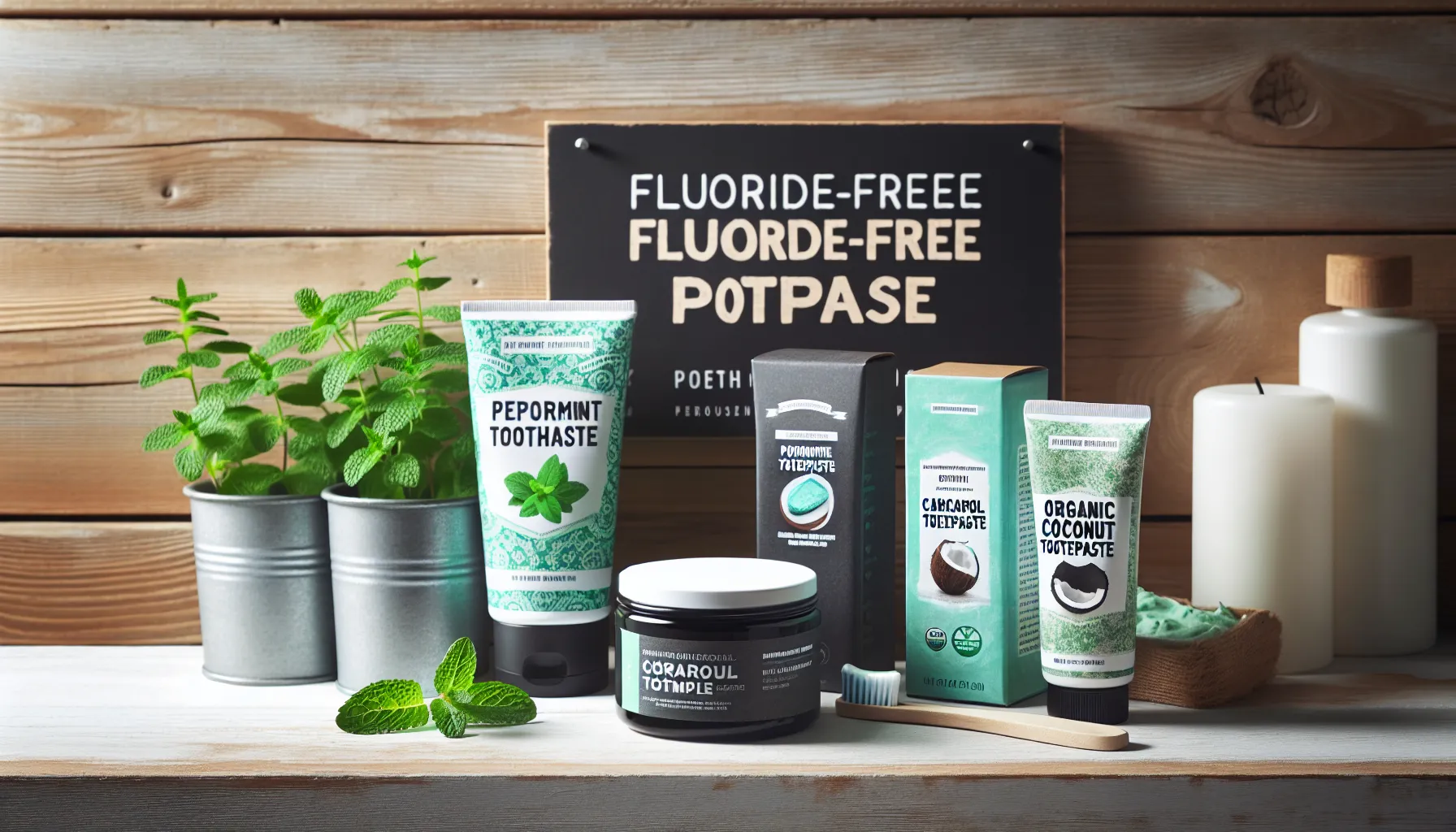 Fluoride free toothpaste options