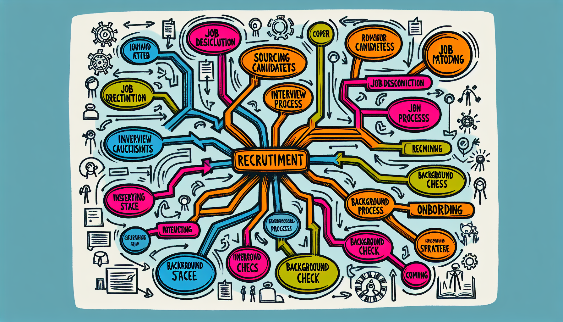 recruitment mind map
