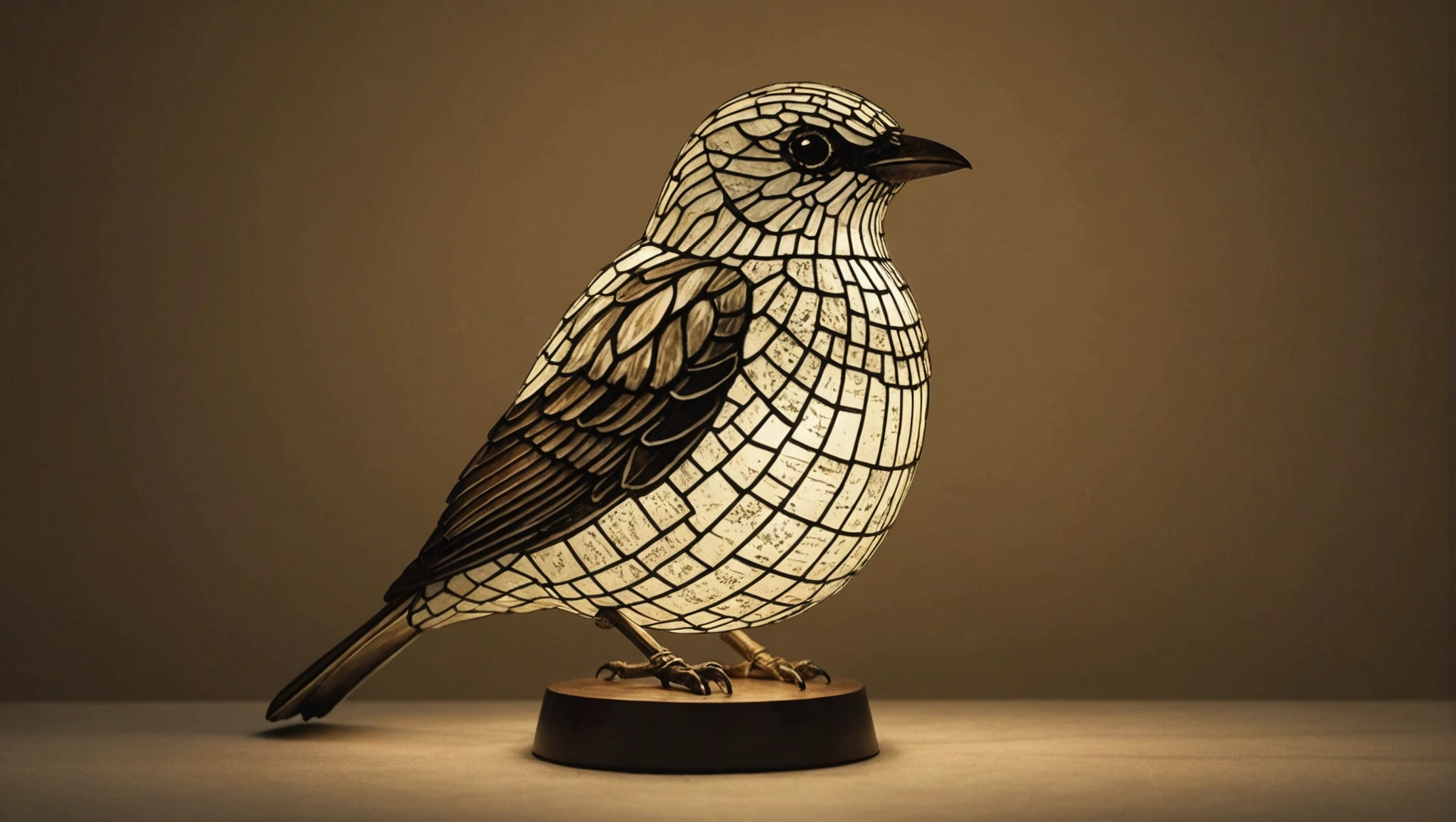 What Type of Bird Was Used as a Lamp?