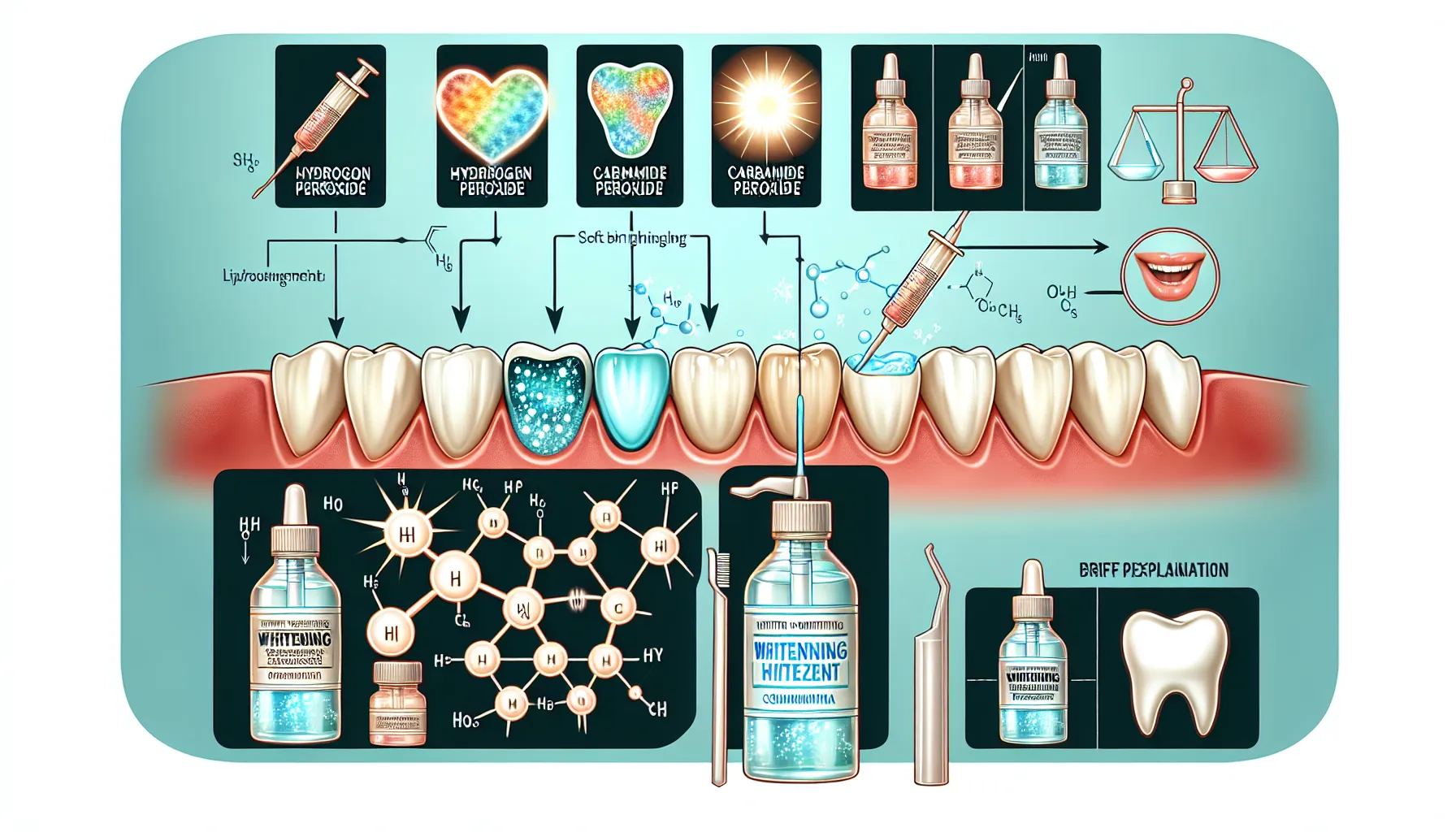 chemicals used for teeth whitening