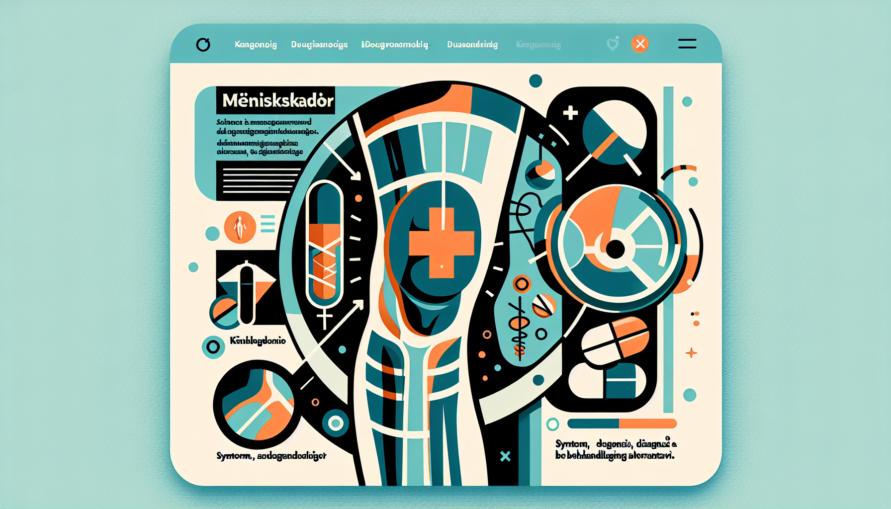 Meniskskador i knäet