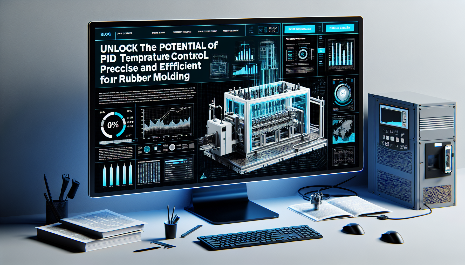 PID temperature control for rubber molding
