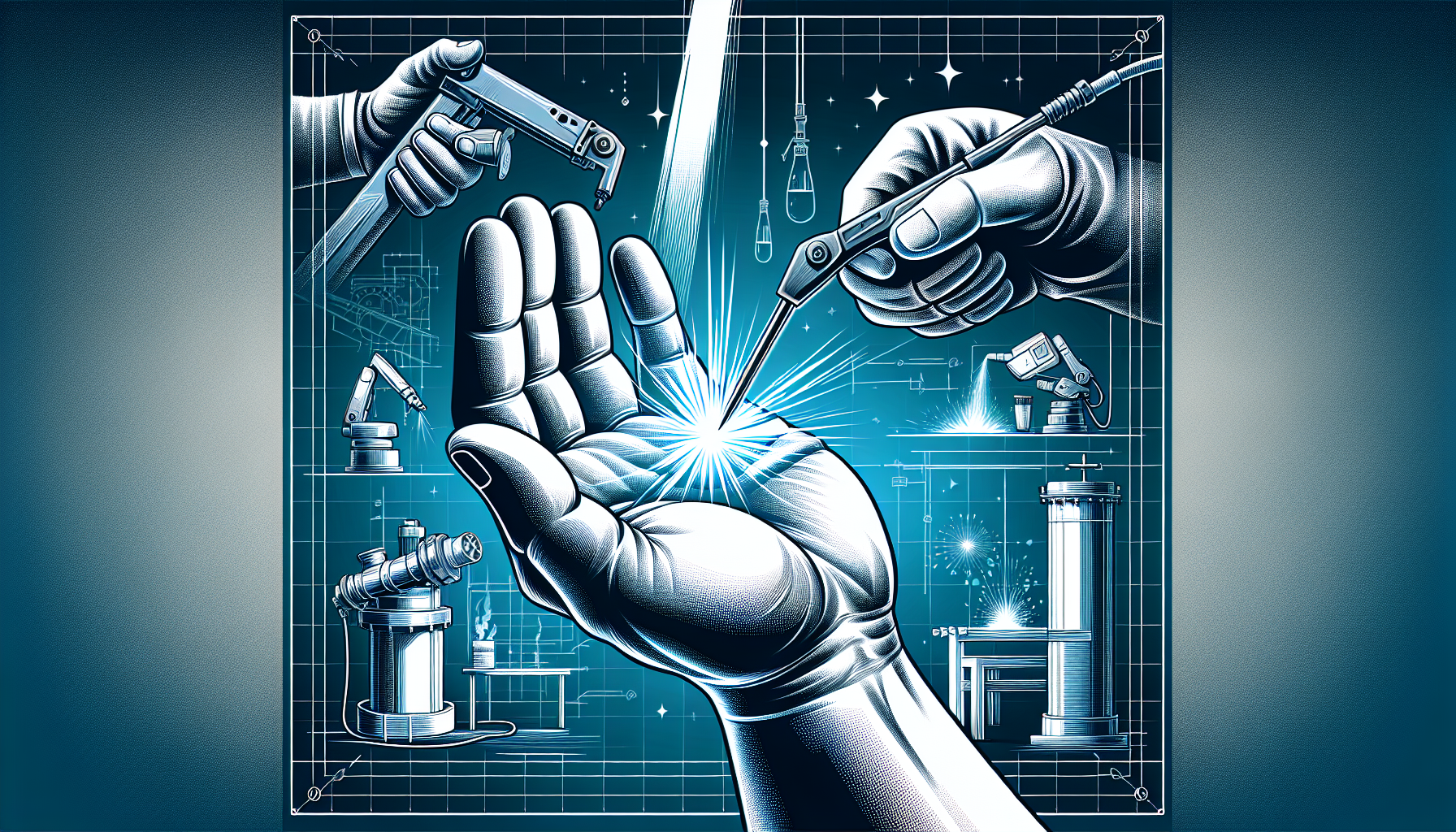 Weld cleaning equipment