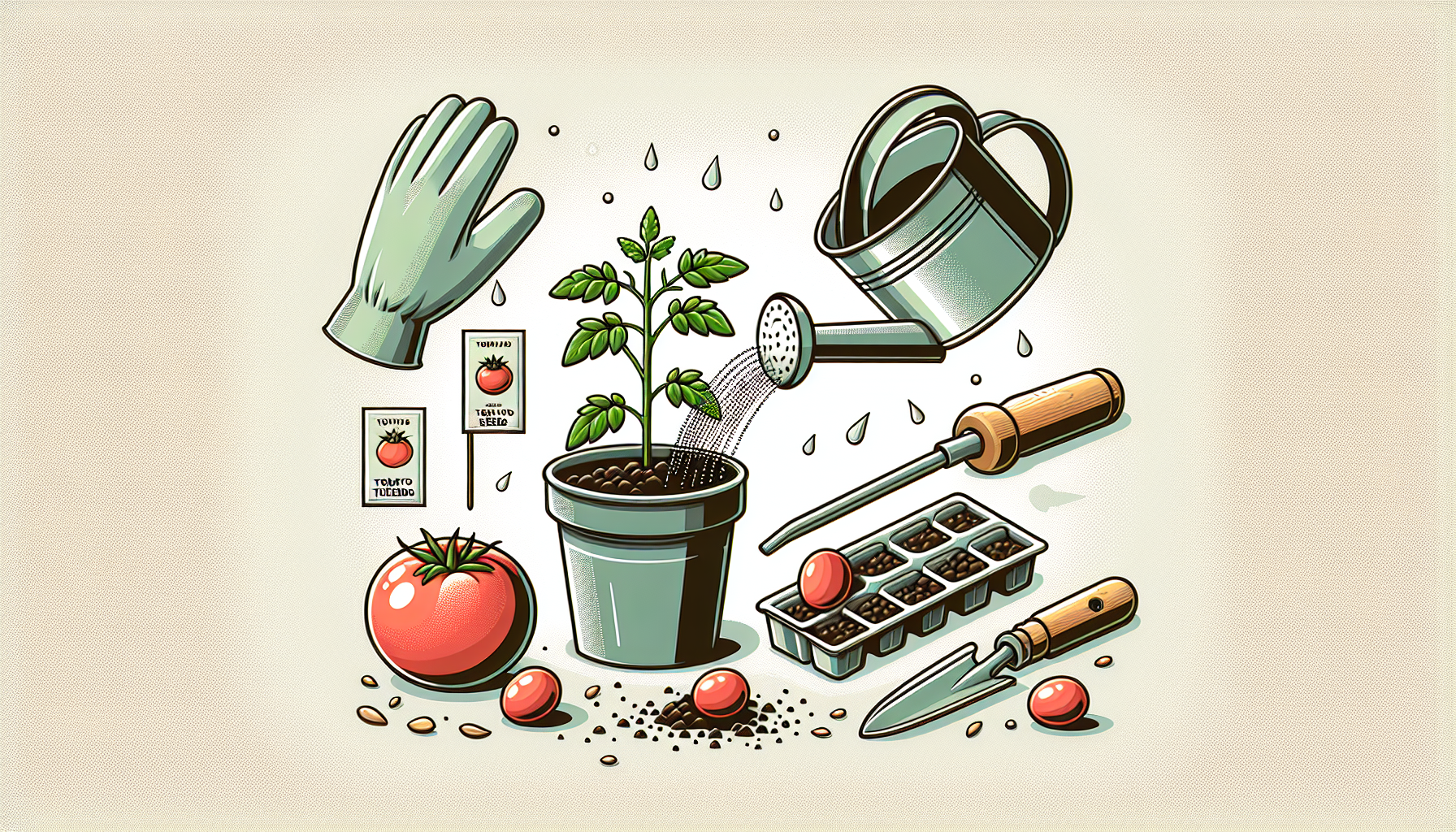 Growing tomatoes from seed