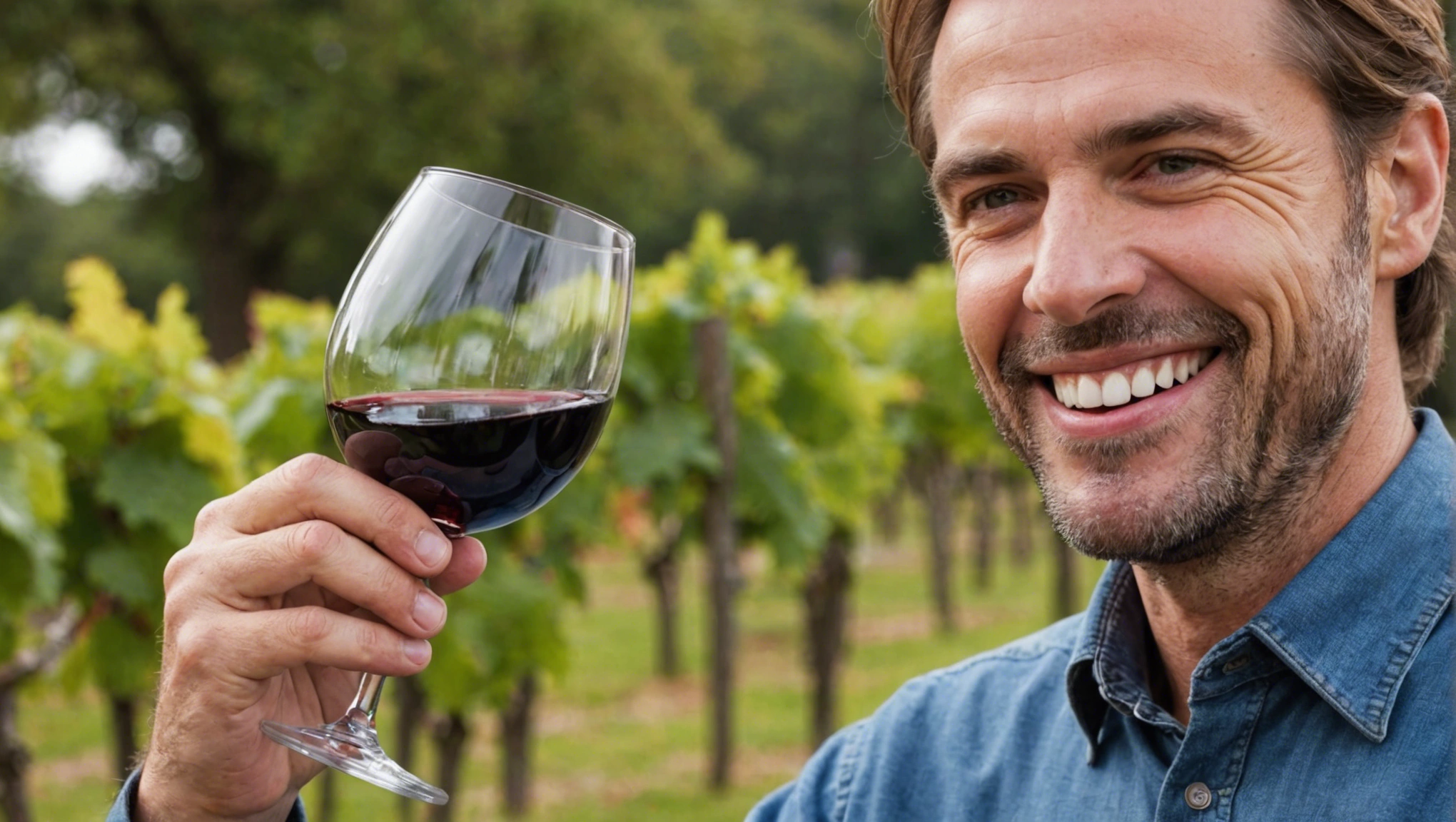 Teeth While Drinking Wine