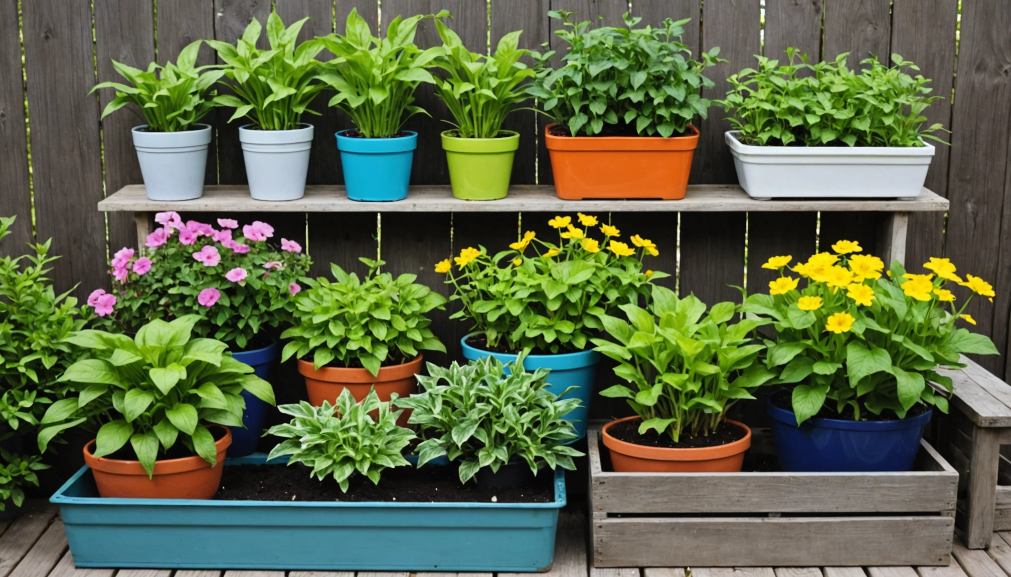 10 Cheap Container Gardening Ideas for Small Spaces