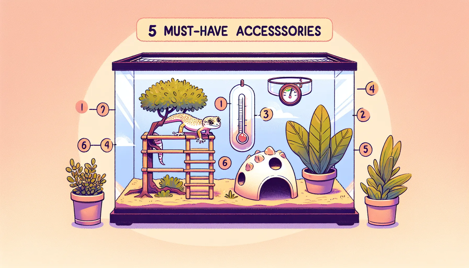 5 Must-Have Accessories for Your Gecko's Terrarium