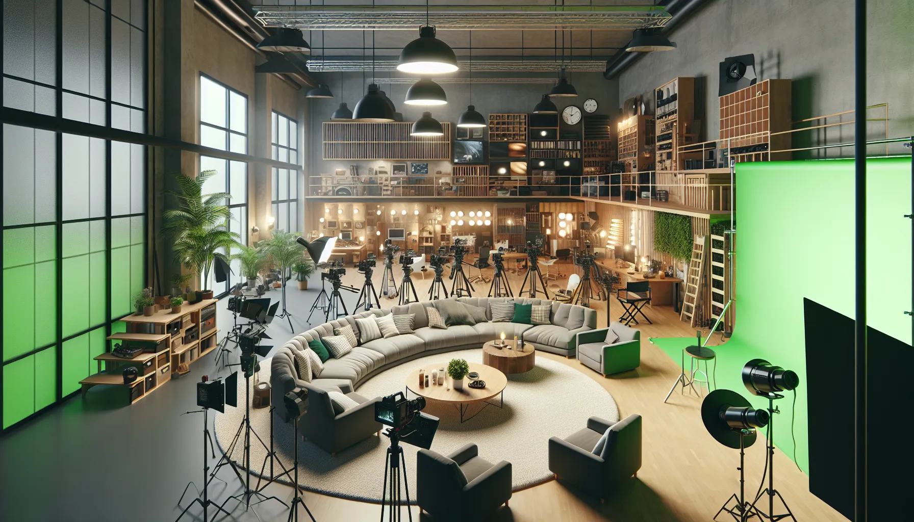 Die Filmsets und Fotolocations von A8 Mietstudio in Stuttgart - realistisch