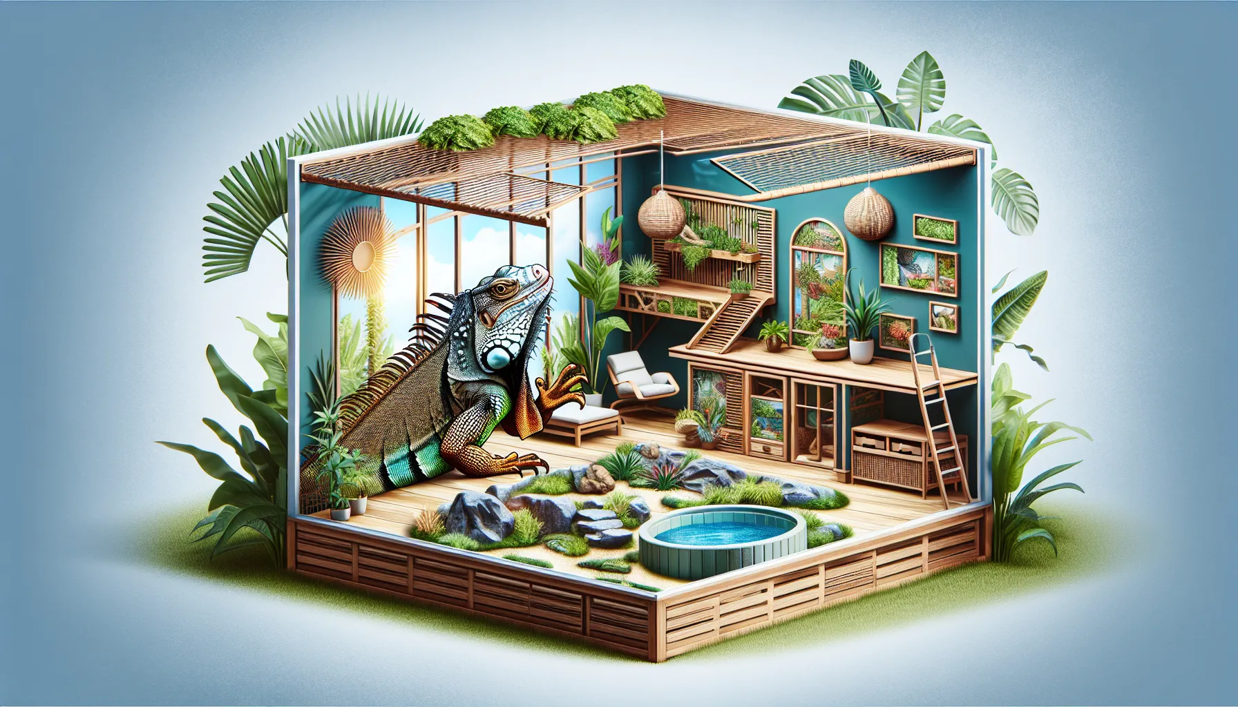 Create a Beautiful and Functional Iguana Enclosure with These Tips