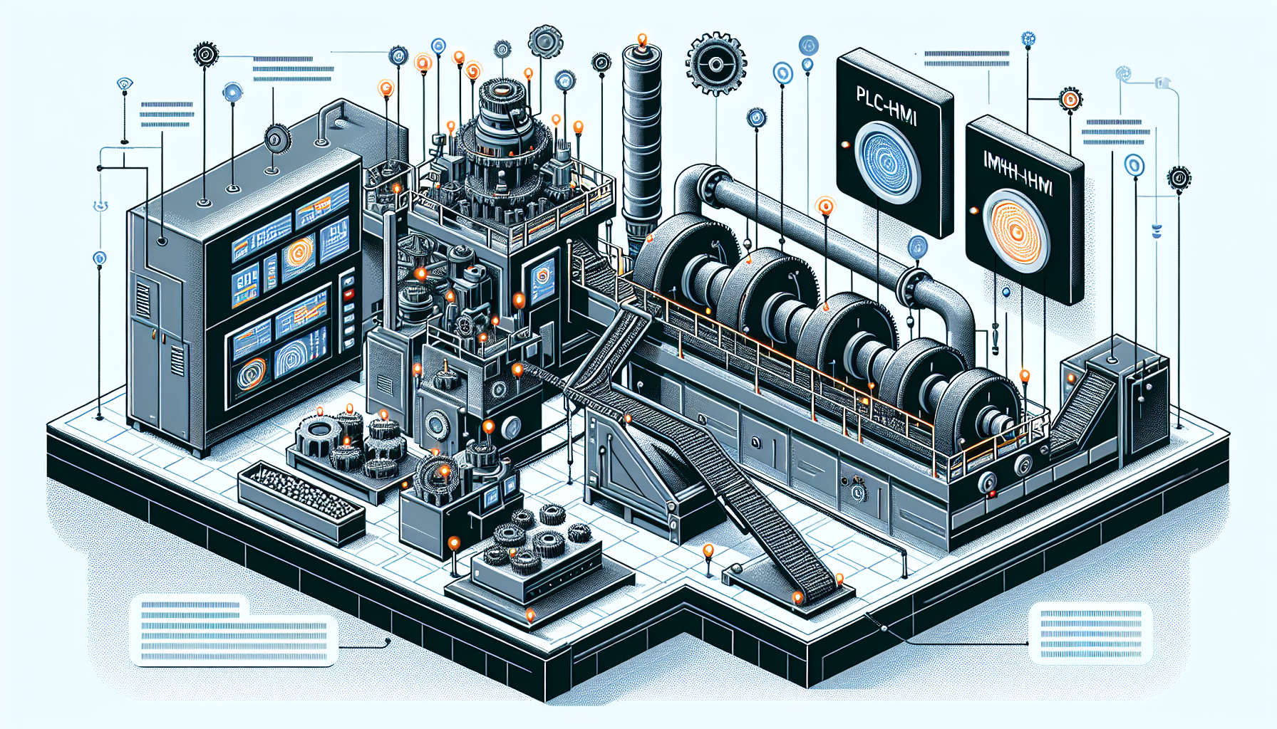 PLC-HMI operational systems in rubber manufacturing