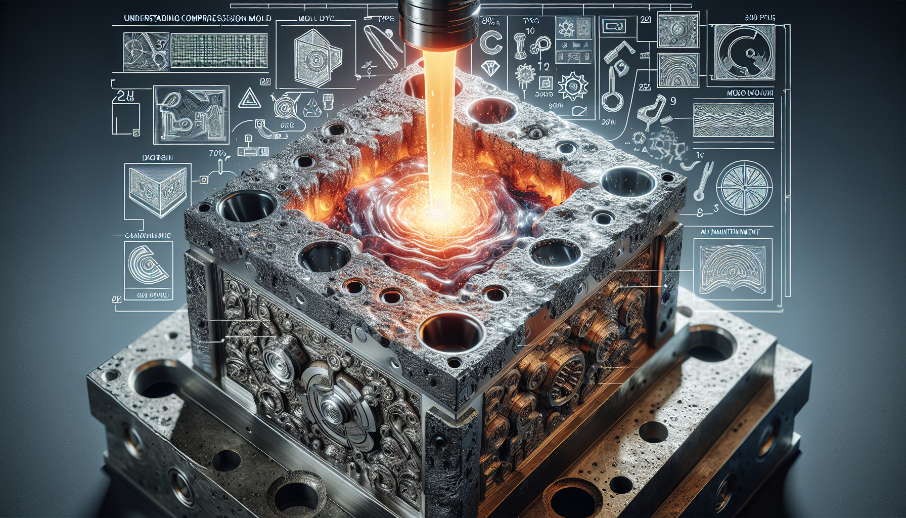 Compression molding process