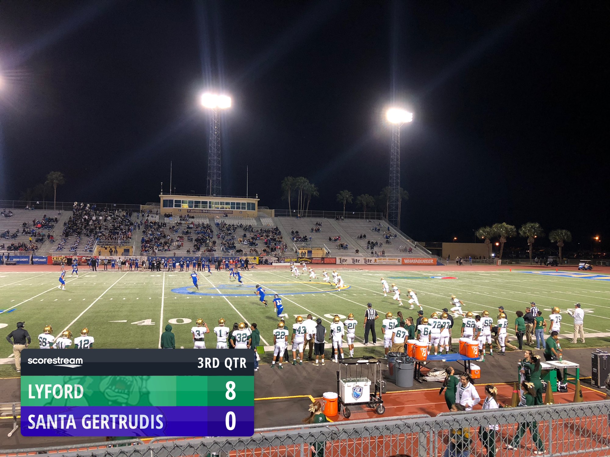 The Lyford Bulldogs defeat the Santa Gertrudis Lions 8 to 0 ScoreStream