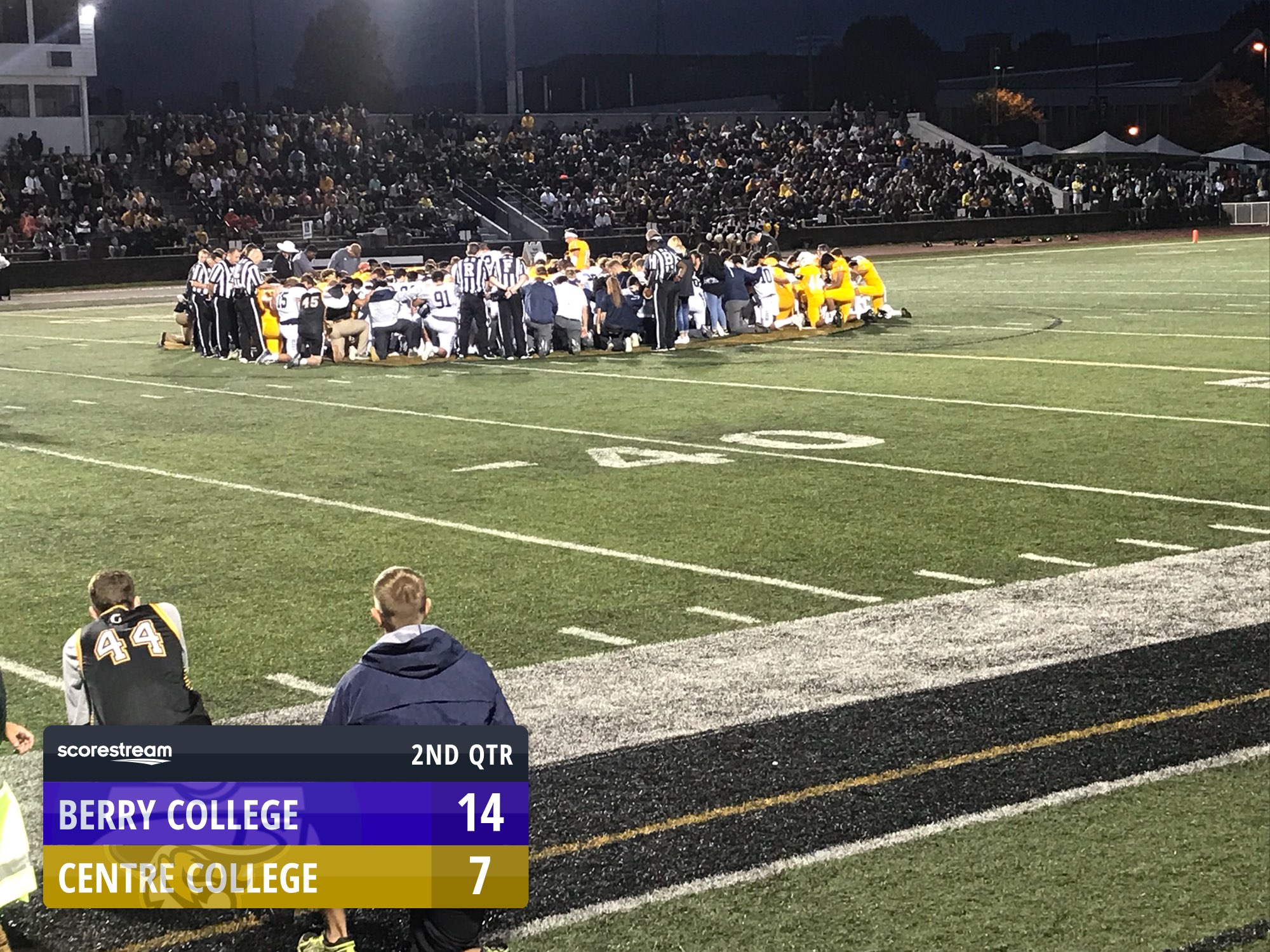 The Berry Vikings defeat the Centre Colonels 41 to 35 ScoreStream