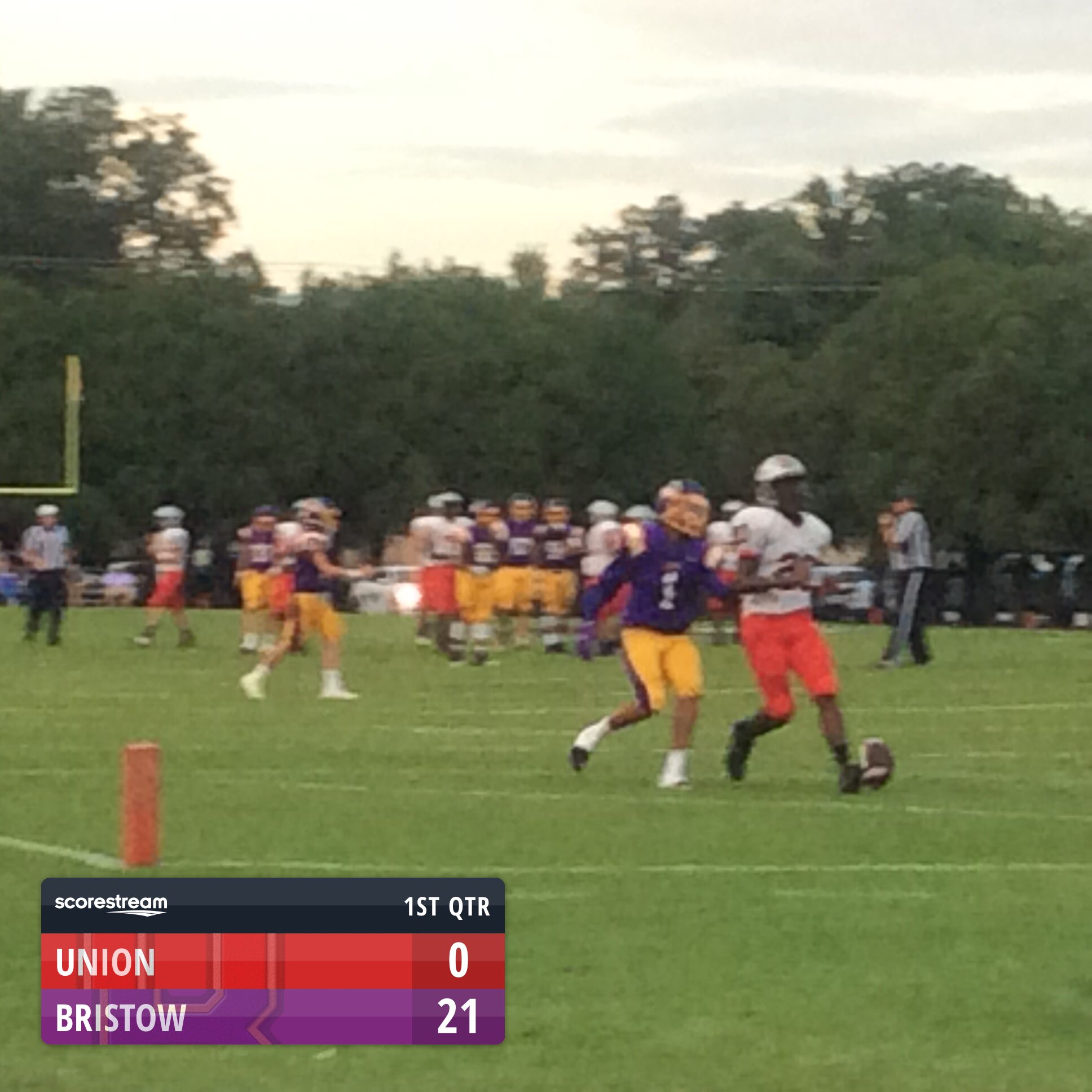 The Bristow Pirates defeat the Union Redhawks 34 to 13 ScoreStream