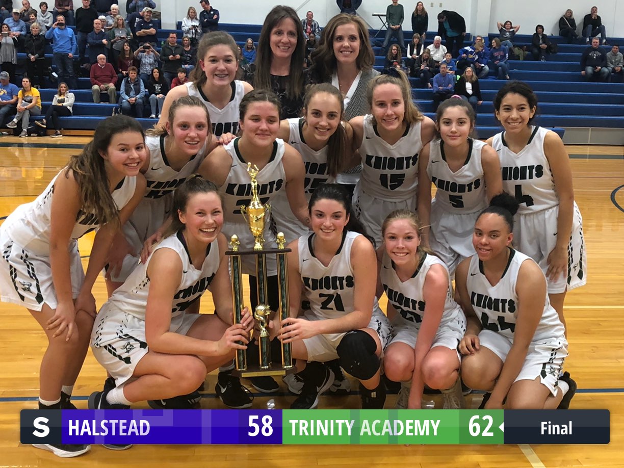 The Trinity Knights defeat the Halstead Dragons 62 to 58 ScoreStream