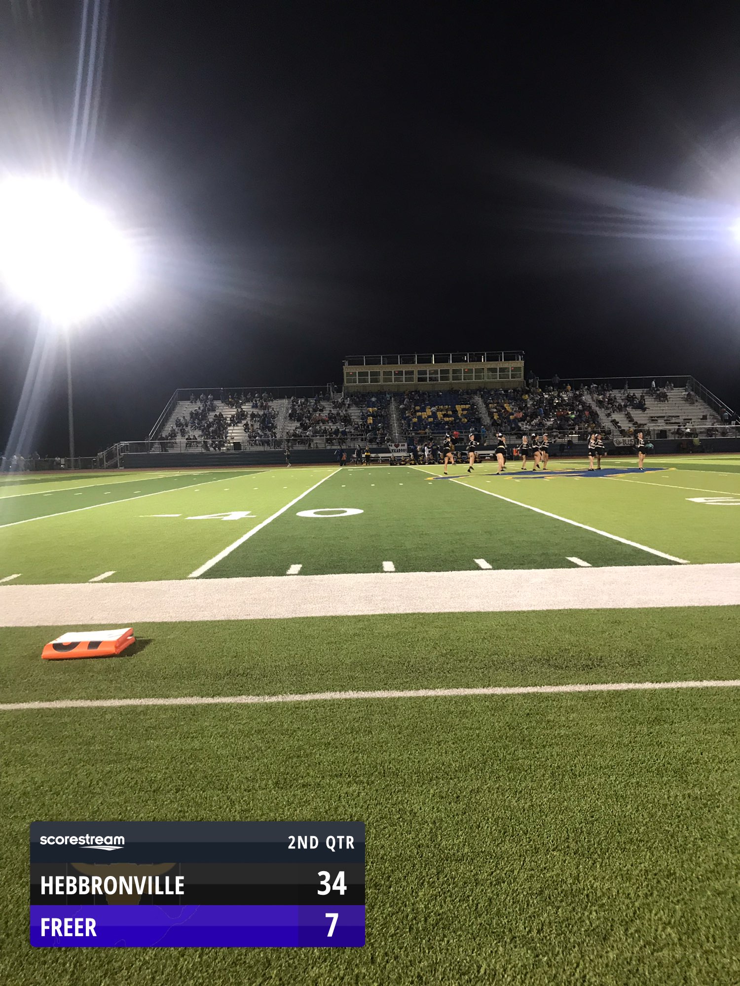 The Hebbronville Longhorns defeat the Freer Buckaroos 43 to 21