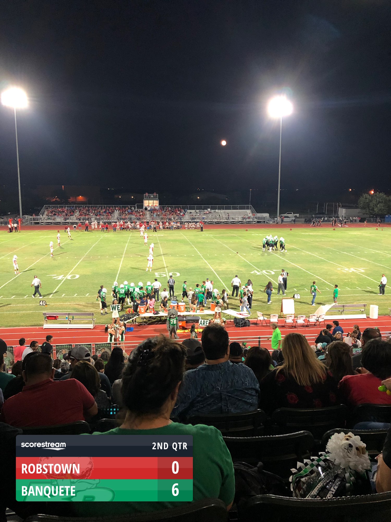 The Robstown Cotton Pickers defeat the Banquete Bulldogs 20 to 15