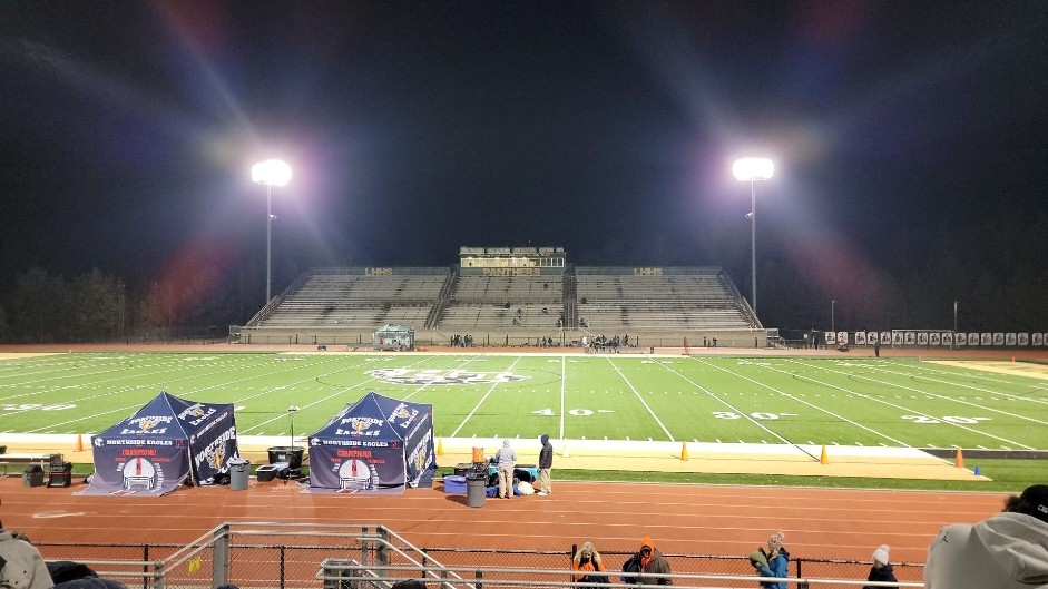 The Langston Hughes Panthers defeat the Northside Eagles 48 to 7