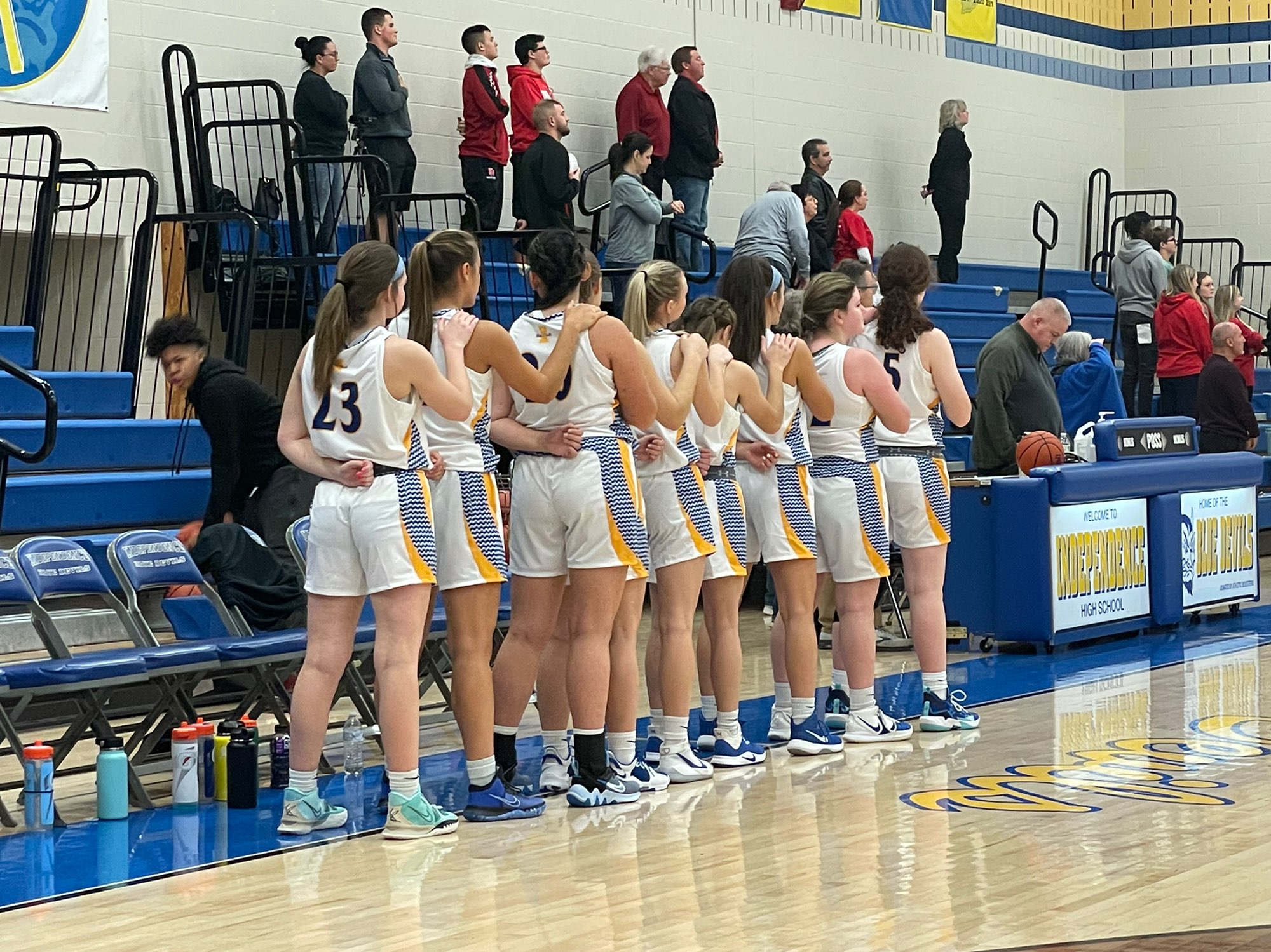 The Cuyahoga Heights Red Wolves defeat the Independence Blue Devils 42