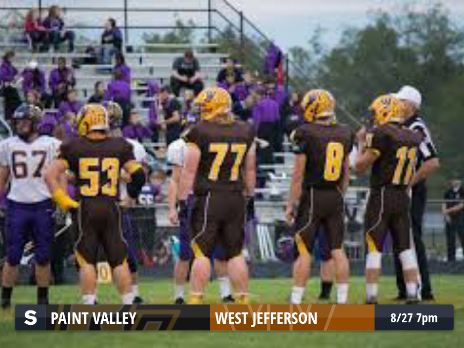 The West Jefferson Roughriders defeat the Paint Valley Bearcats 41 to 6