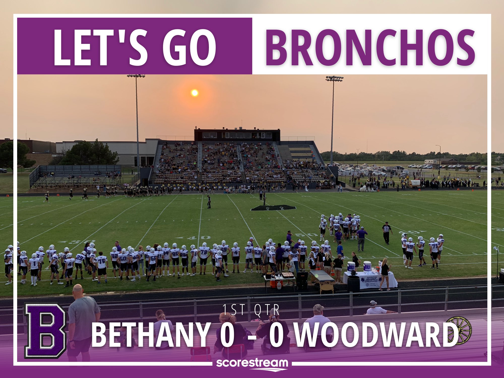 The Woodward Boomers defeat the Bethany Bronchos 17 to 12 ScoreStream