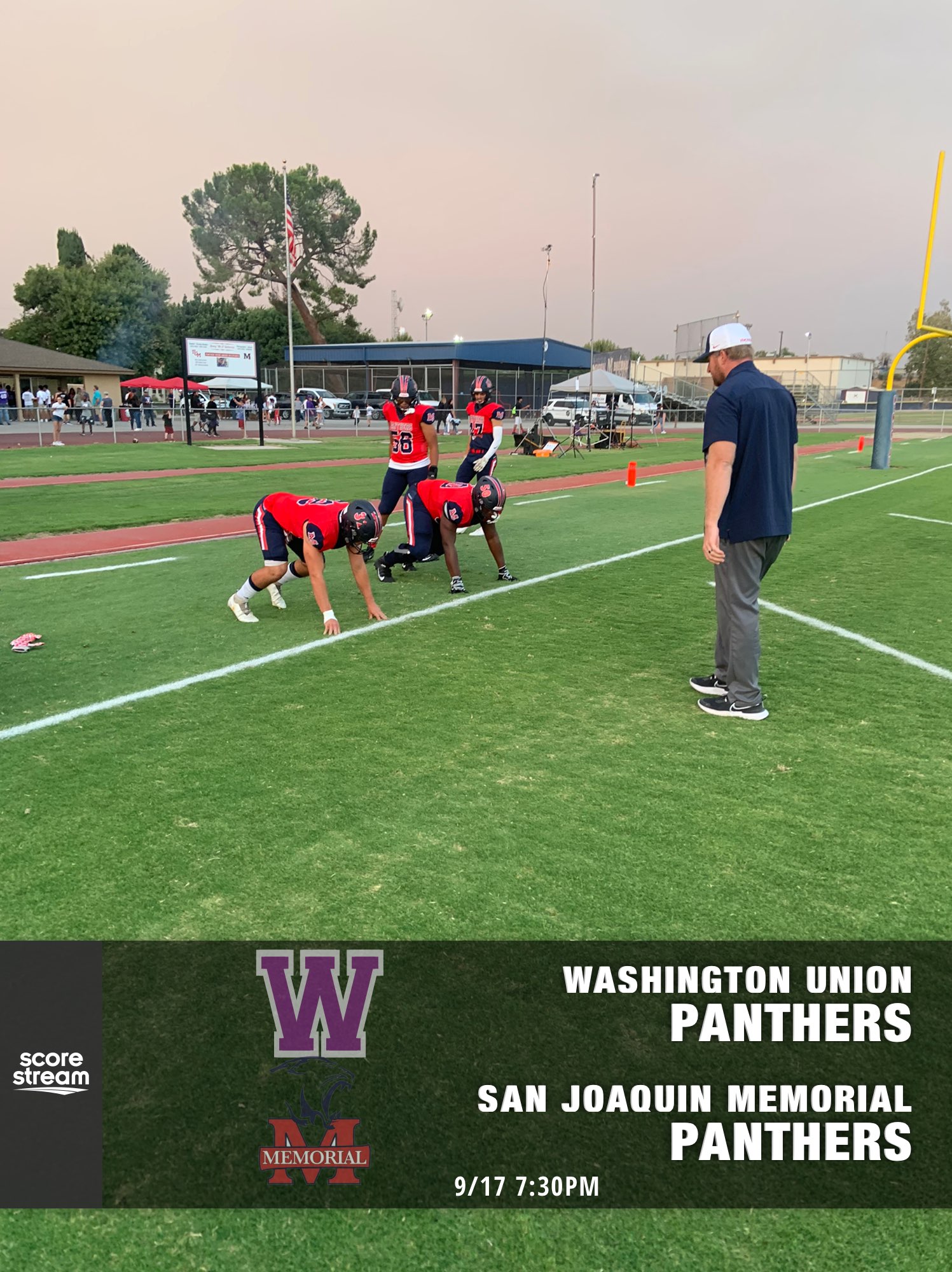 The San Joaquin Memorial Panthers defeat the Washington Union Panthers
