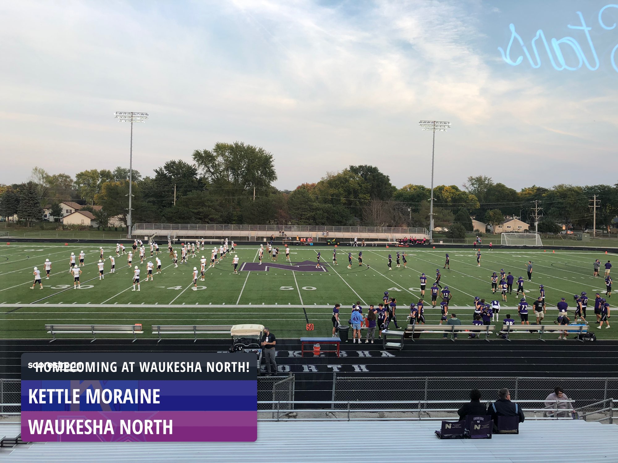 The Kettle Moraine Lasers defeat the Waukesha North Northstars 36 to 7 ScoreStream