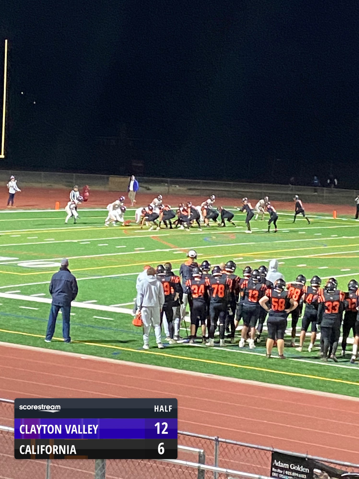 The California Grizzlies defeat the Clayton Valley Ugly Eagles 19 to 18