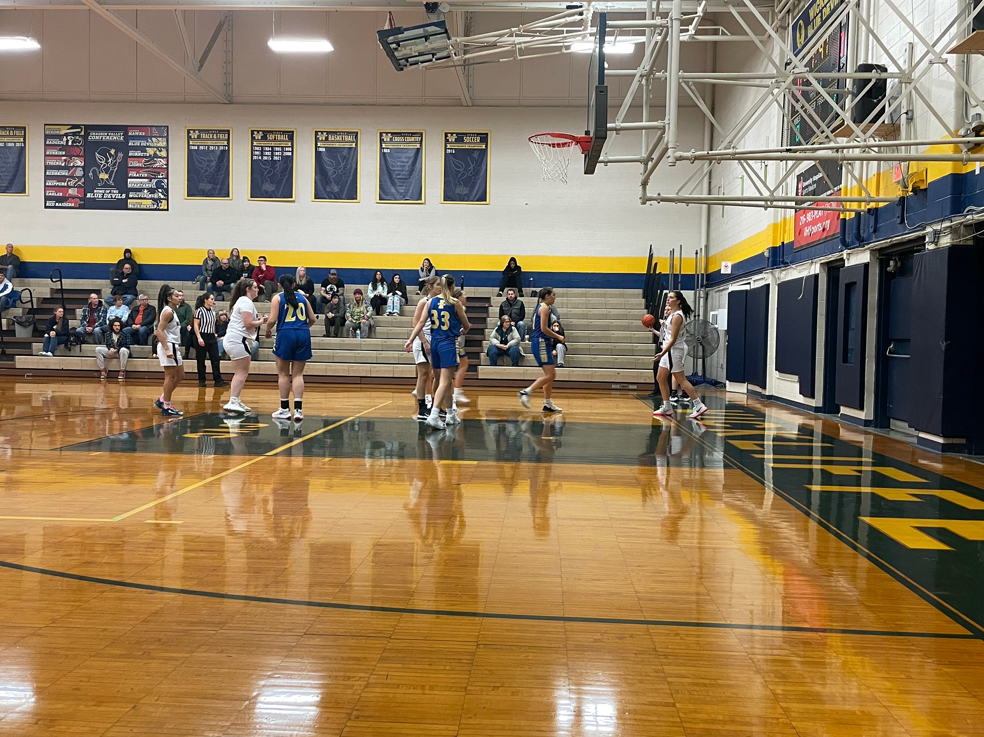 The Independence Blue Devils defeat the Wickliffe Blue Devils 47 to 16