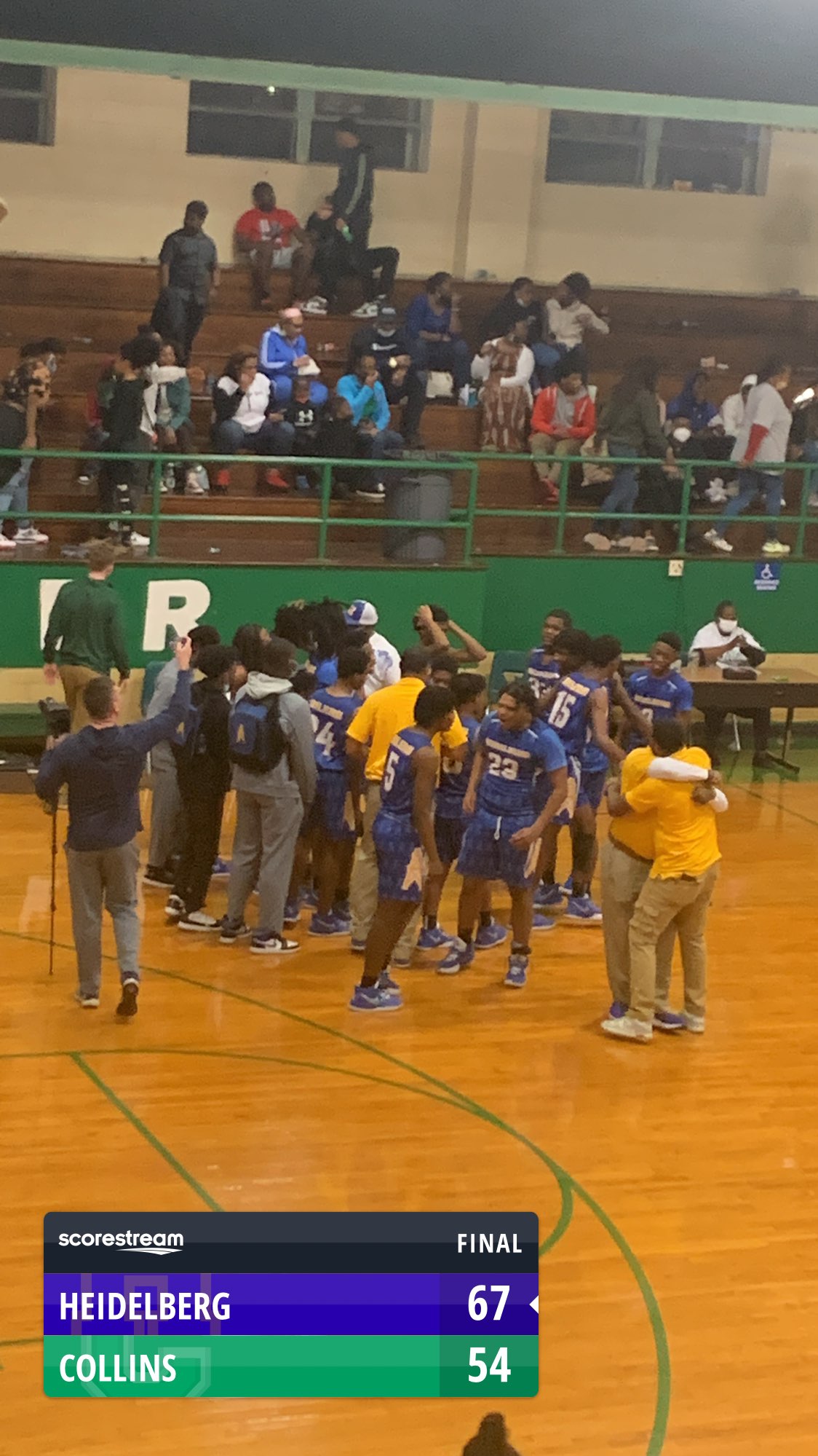 The Heidelberg Oilers defeat the Collins Tigers 67 to 54 ScoreStream