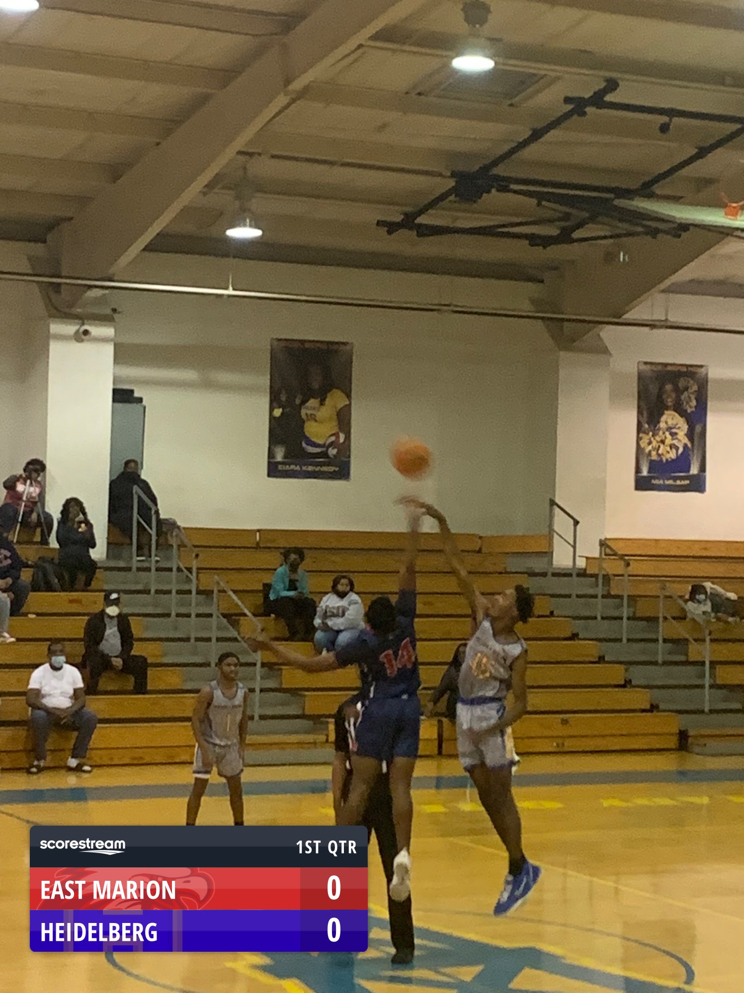 The Heidelberg Oilers and the East Marion Eagles are all tied up at 0