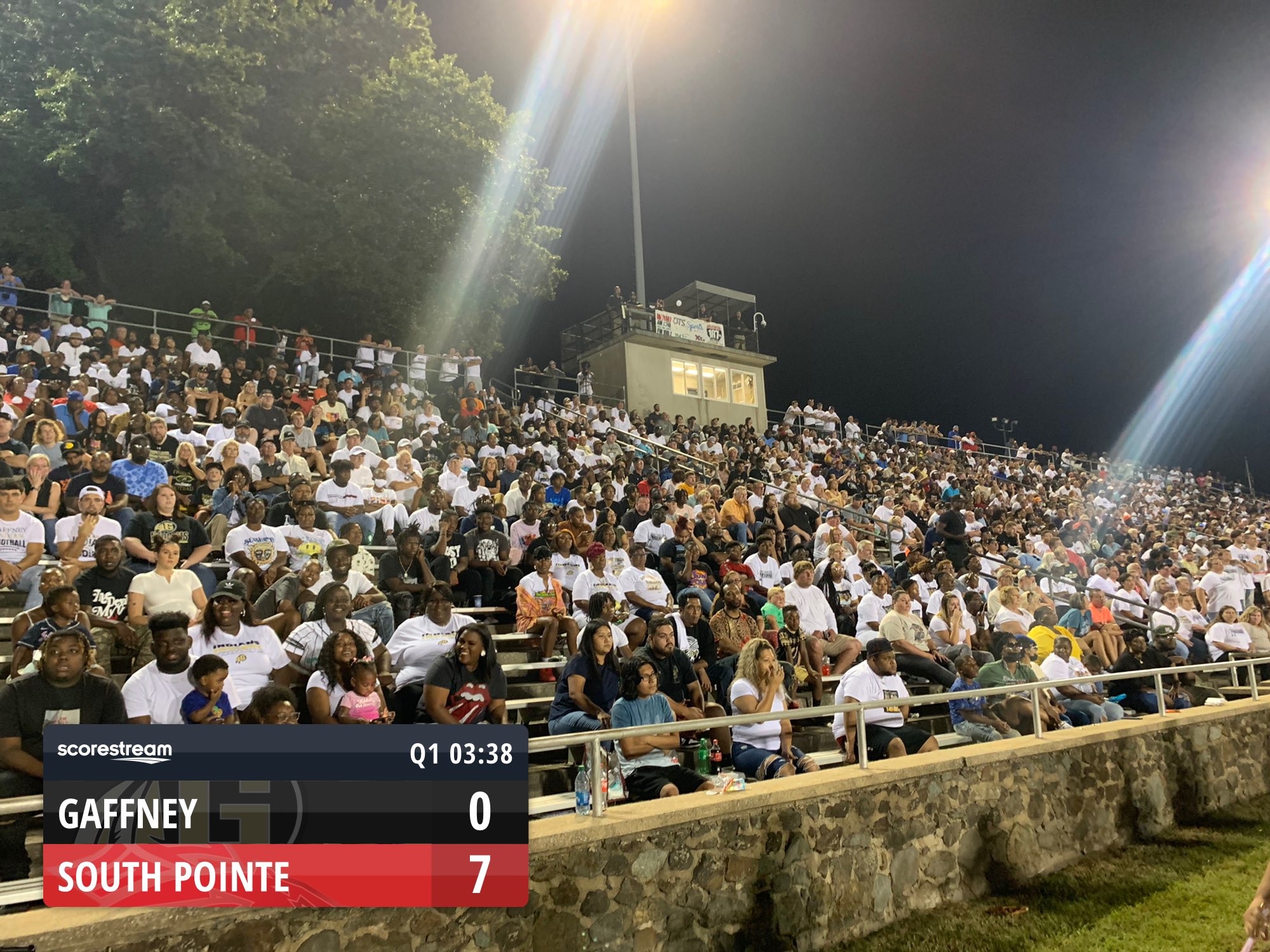 The South Pointe Stallions defeat the Gaffney Indians 47 to 26