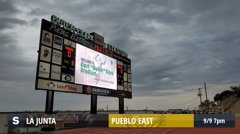 The Pueblo East Eagles defeat the La Junta Tigers 38 to 13 ScoreStream
