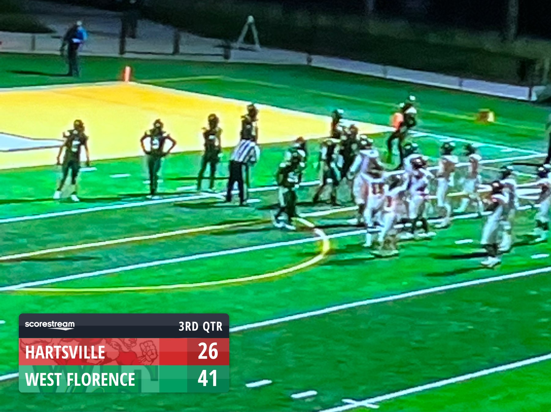 The West Florence Knights defeat the Hartsville Red Foxes 57 to 39