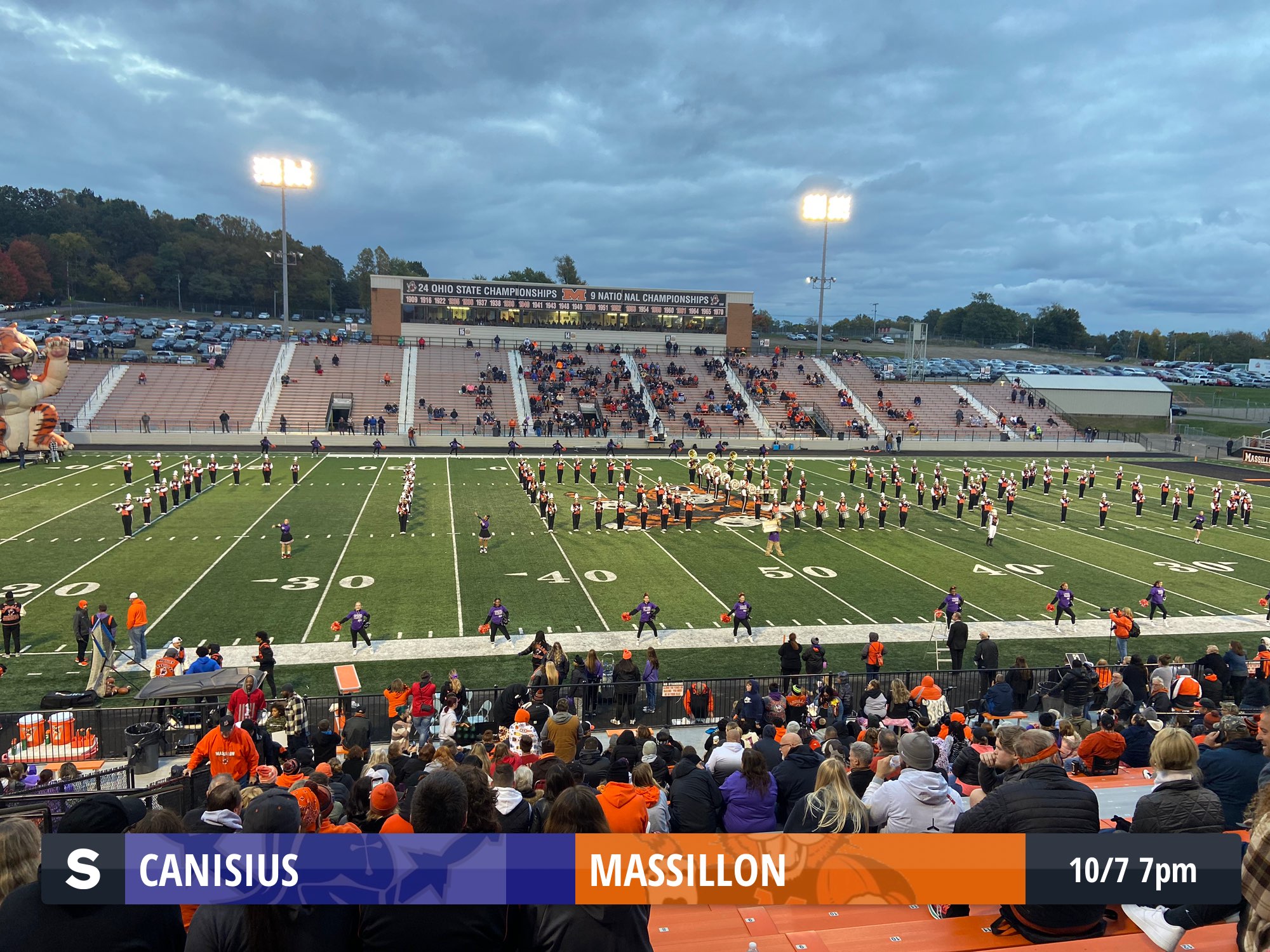 The Massillon Tigers defeat the Canisius Crusaders 42 to 7 - ScoreStream